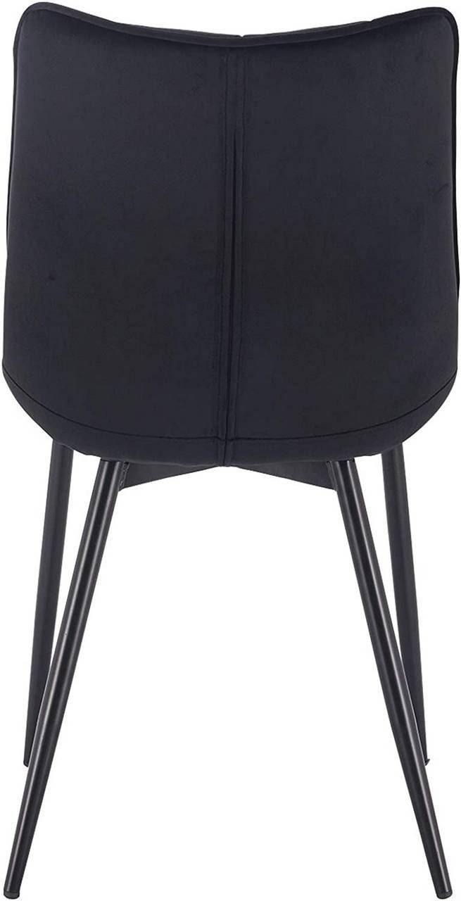Polsterstuhl Samt Design (6 Küchenstuhl St), Woltu Stuhl, 4-Fußstuhl aus