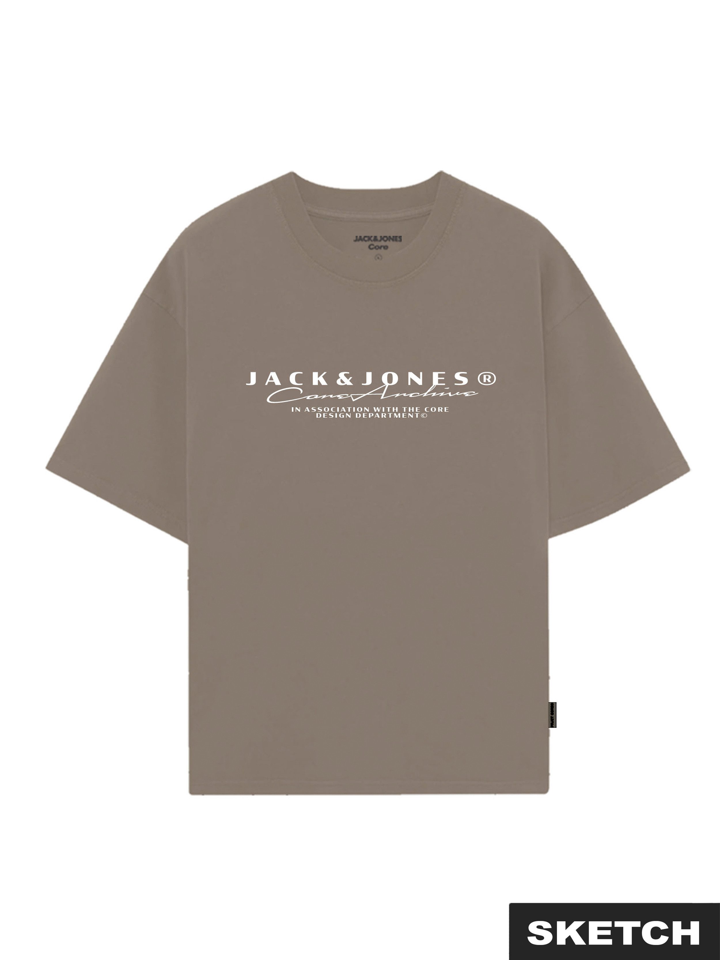 Jack & Jones T-Shirt JCOPOINT BRANDING TEE SS CREW NECK FST günstig online kaufen