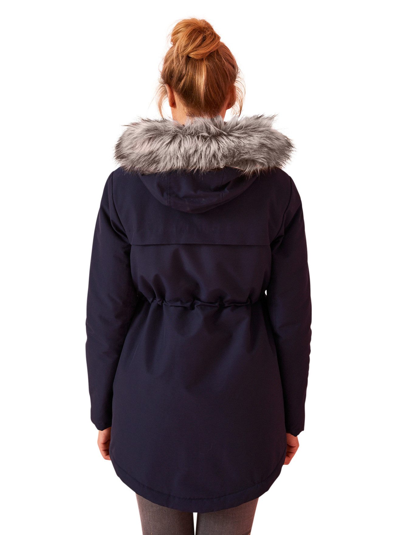 vertbaudet Umstandsjacke Parka, Tragejacke für Schwangerschaft & Stillzeit 3-in-1