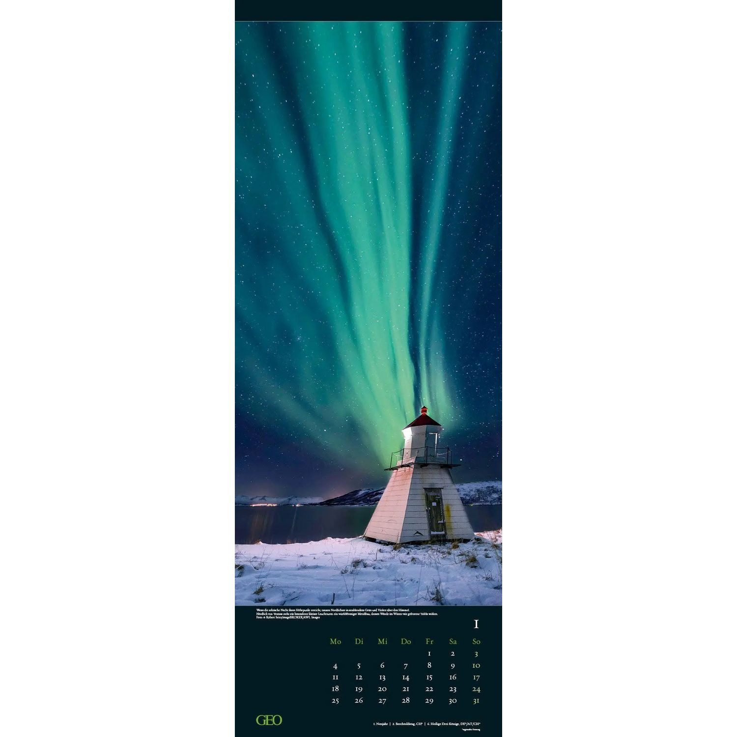 NEUMANN Wandkalender GEO Leuchttürme 2027
