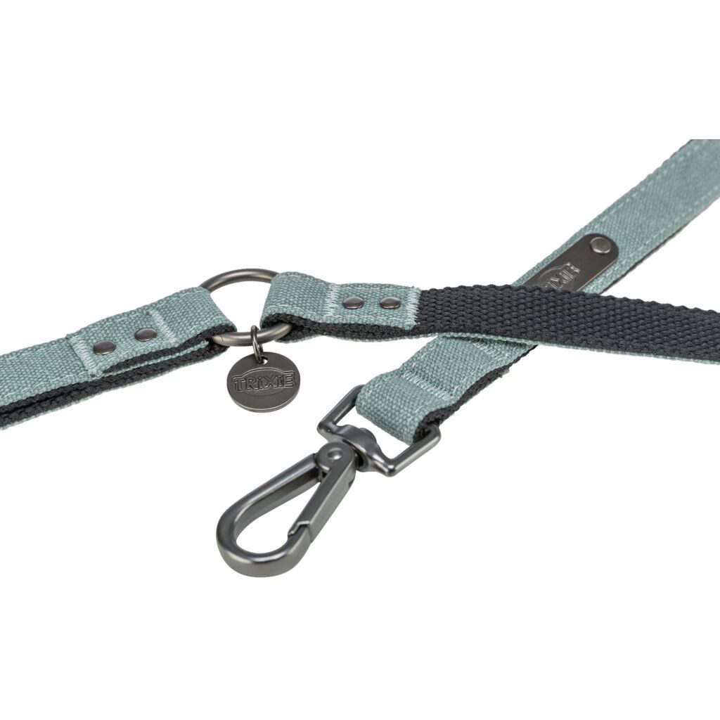 TRIXIE Hundeleine CityStyle Verlängerungsleine - salbei - 2,00 m/13 mm, Gurtband