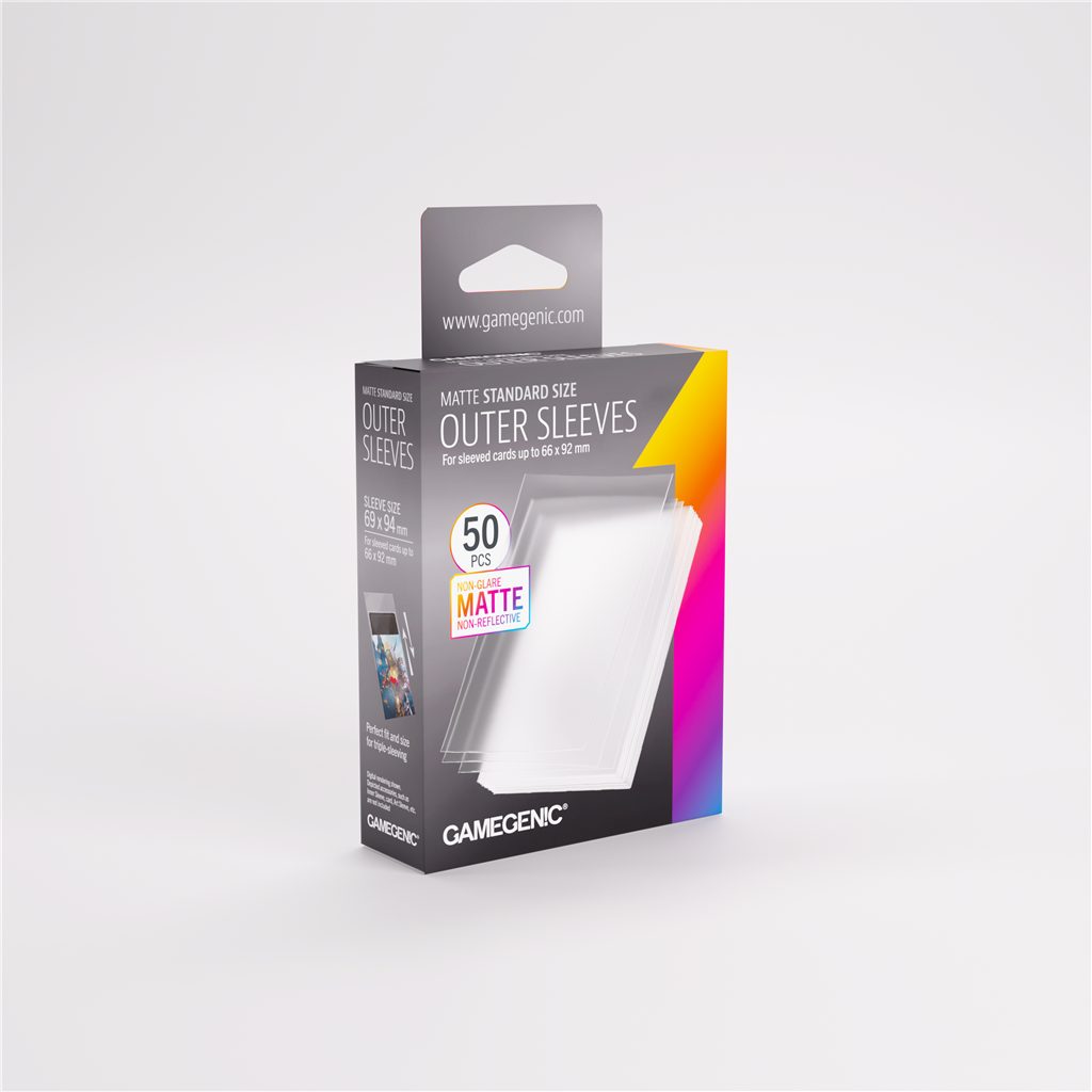Gamegenic Sammelkarte Matte Outer Sleeves Standard Size 69x94 (50 Sleeves)