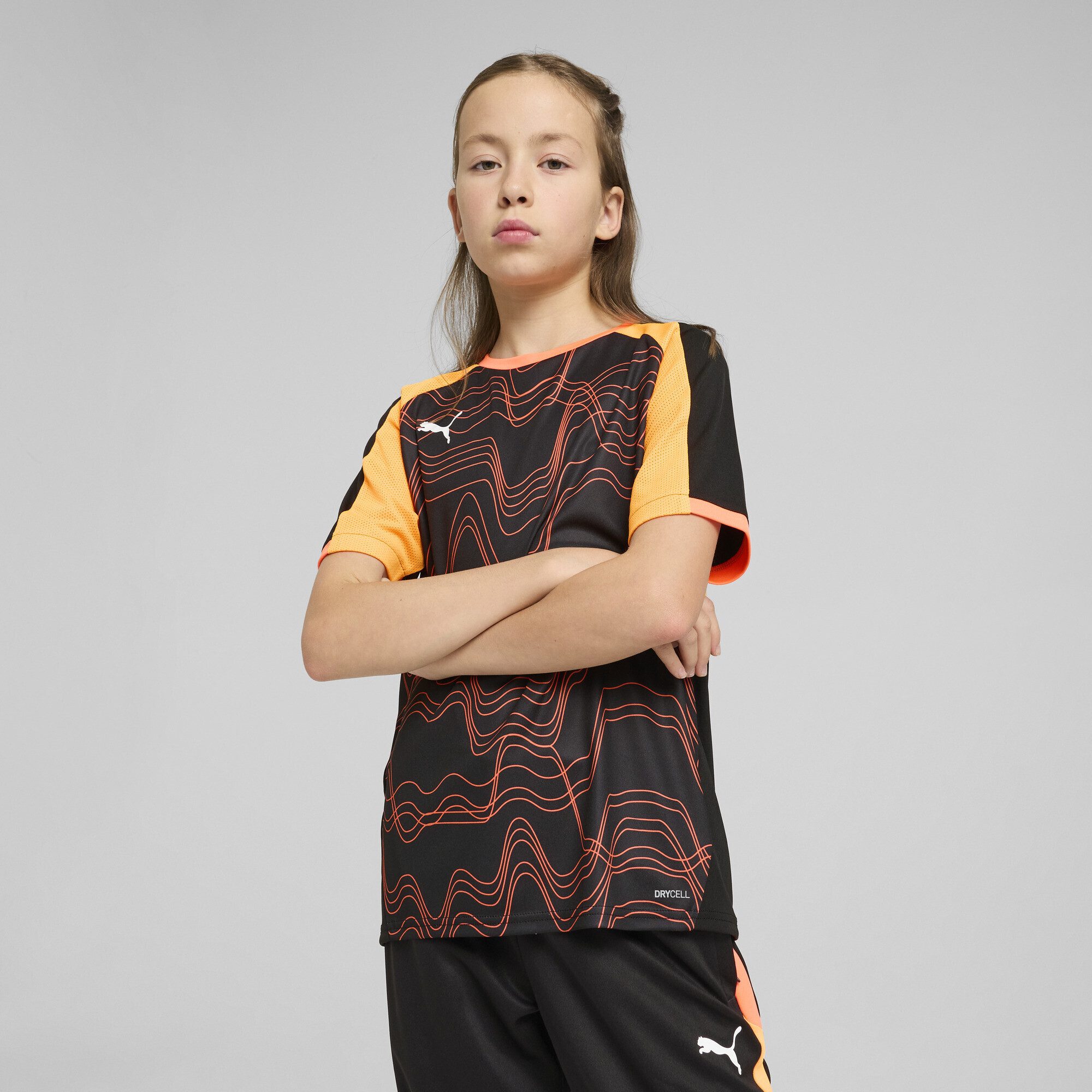 PUMA Trainingsshirt individualLIGA Graphic Fußballtrikot Jugendliche günstig online kaufen