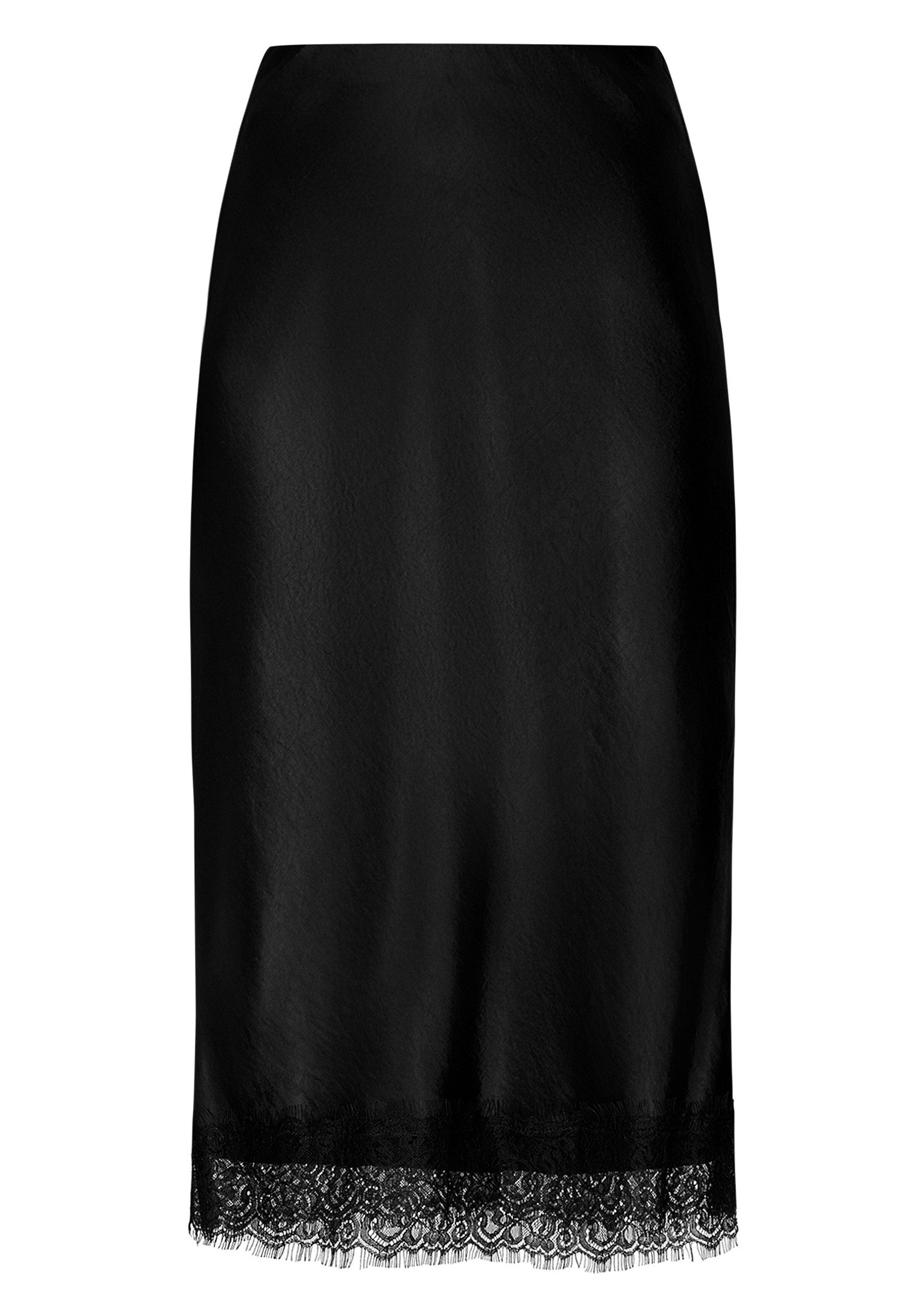 Zero Maxirock Damen mit Spitze Stickerei
