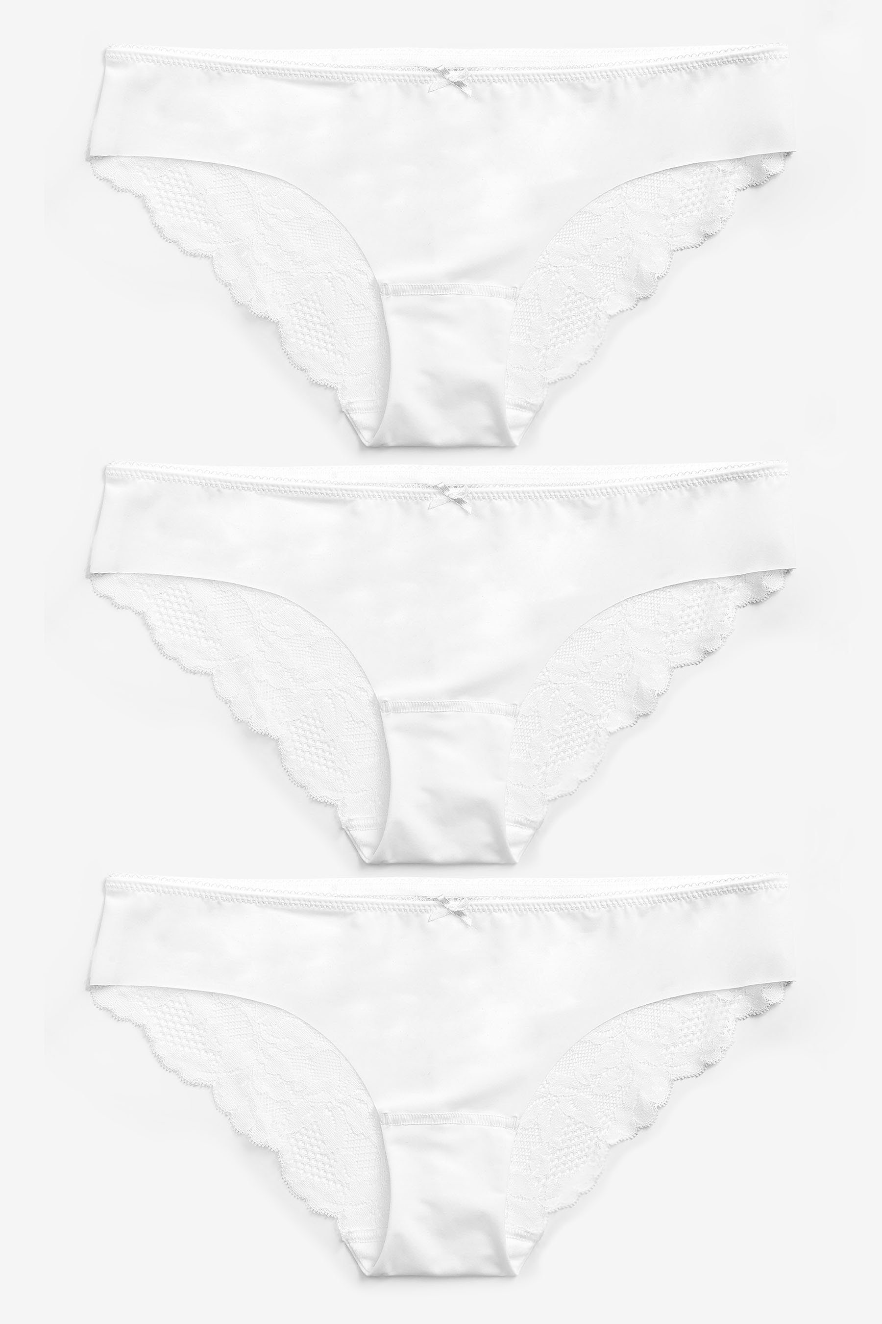 Brasilslip Nahtlose Brazilian-Slips mit Spitzenrückseite