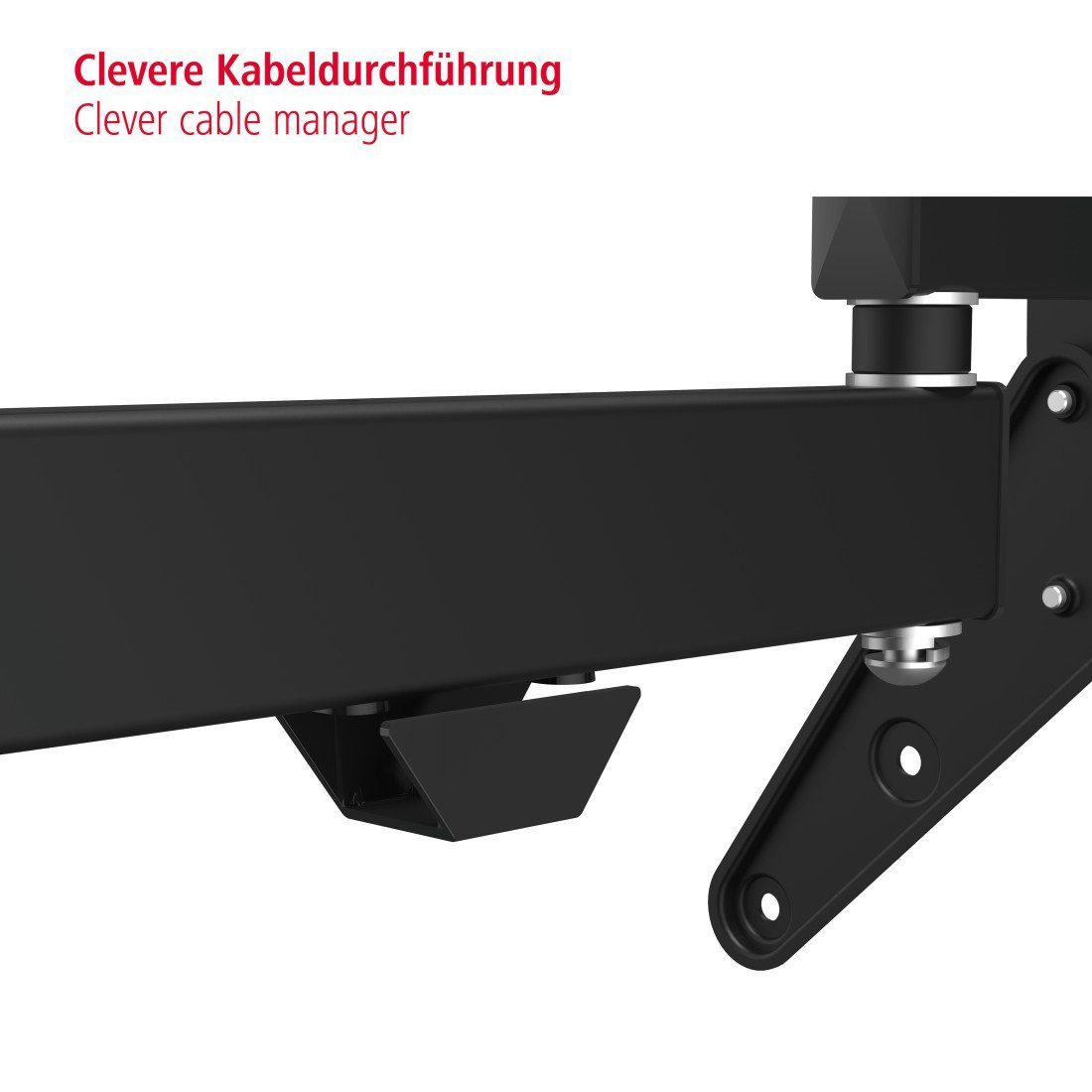 Hama TV-Wandhalterung schwenkbar, vollbeweglich, 81 - 165 cm (32"- 65), 43",50",55", (bis 65 Zoll) – Bild 5 von 5