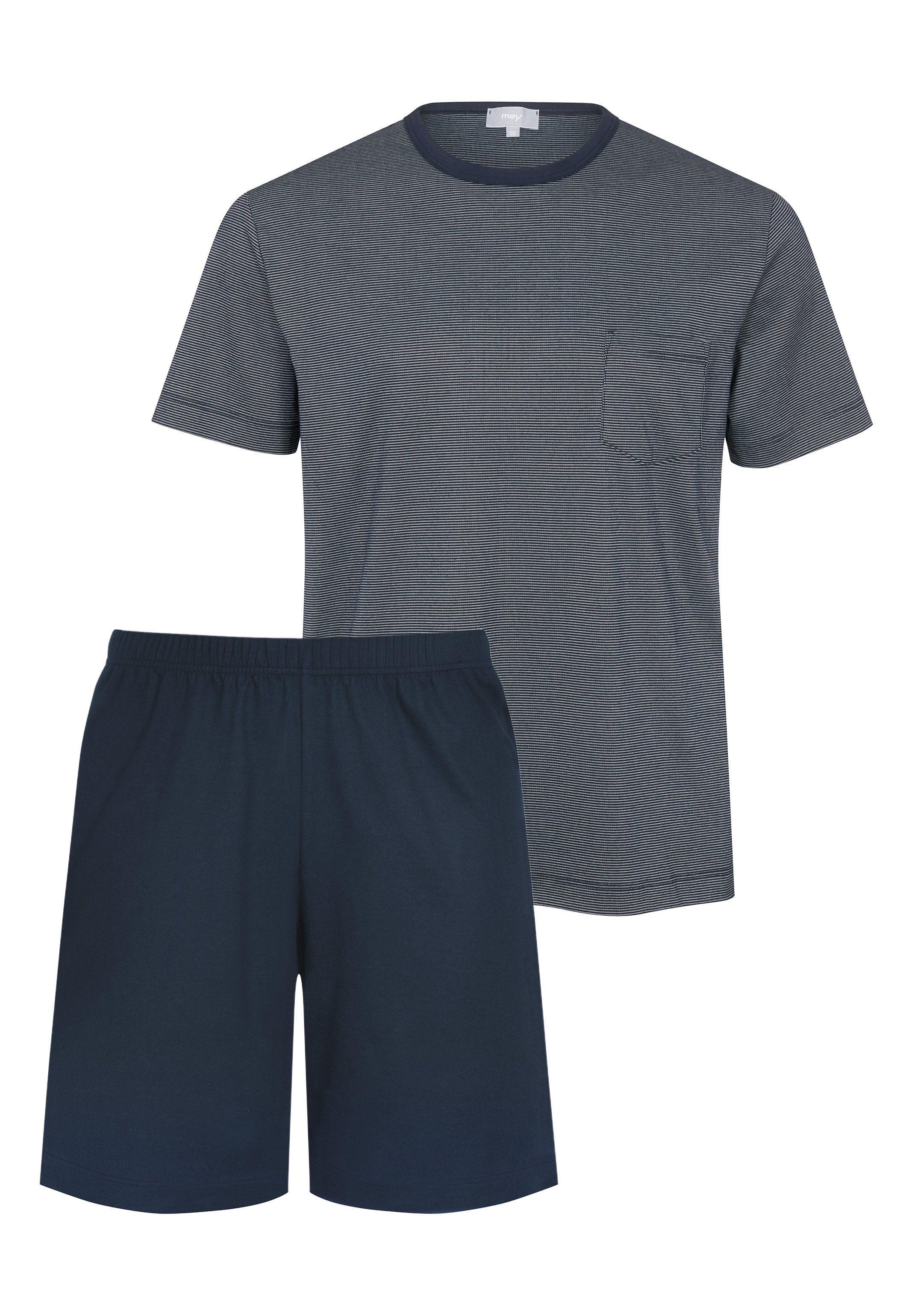 tlg) Bennison Set 2 Pyjama Schlafanzug Mey (Set, Baumwolle - aus und - kurzer Hose Kurzarm-Shirt
