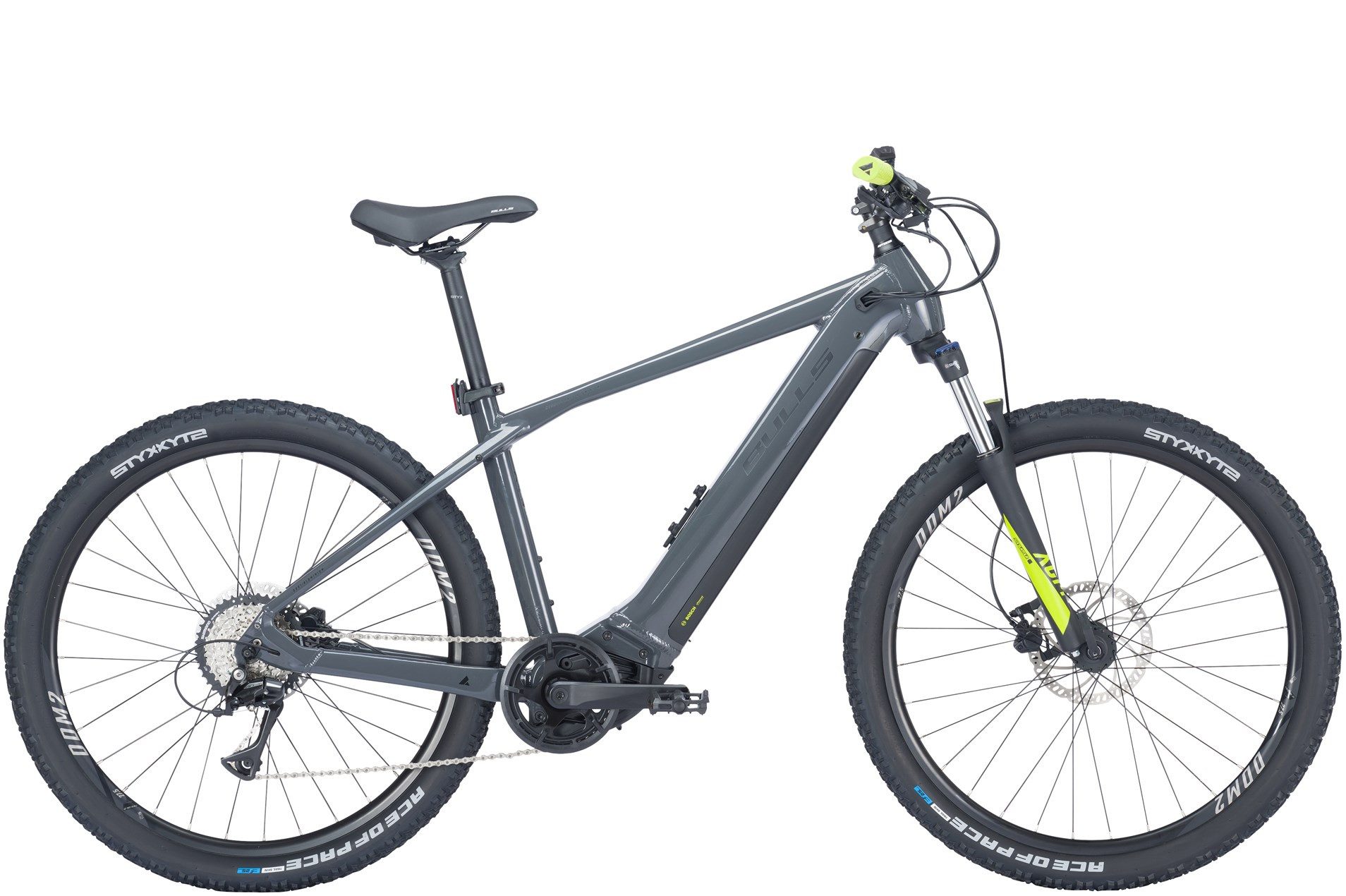 Bulls E-Bike Bulls LT EVO CX 27,5'' 750 Wh grau 2024, 8 Gang SHIMANO Acera RD-M3020, Kettenschaltung, Bosch Performance Line CX smart System, 750 Wh