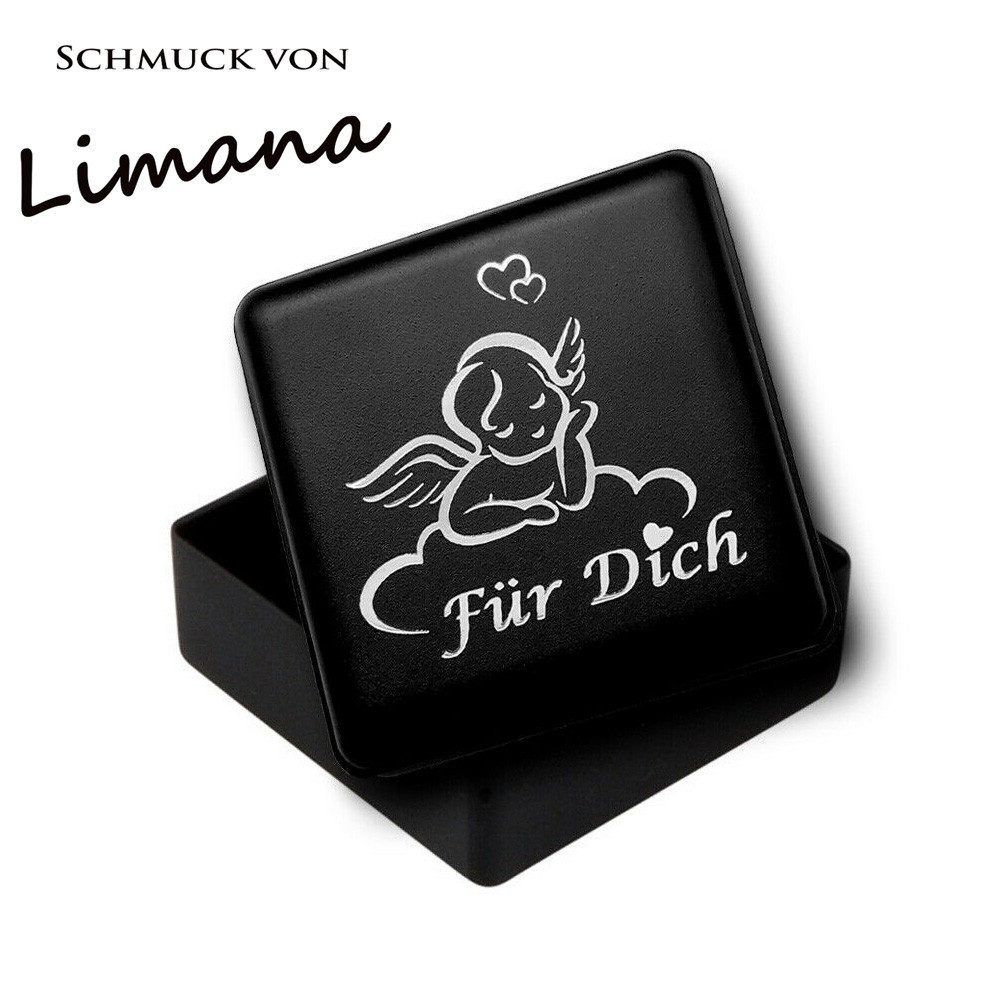 Limana Schmuckset Kinder Mädchen Schmuck 925 Silber Hez Ohrringe Engel Kette Ohrstecker (Kinderschmuck inkl. Dose Silberschmuck Geschenk für Geburtstag), Ostern Einschulung Schulanfang Nikolaus Kommunion Weihnachten