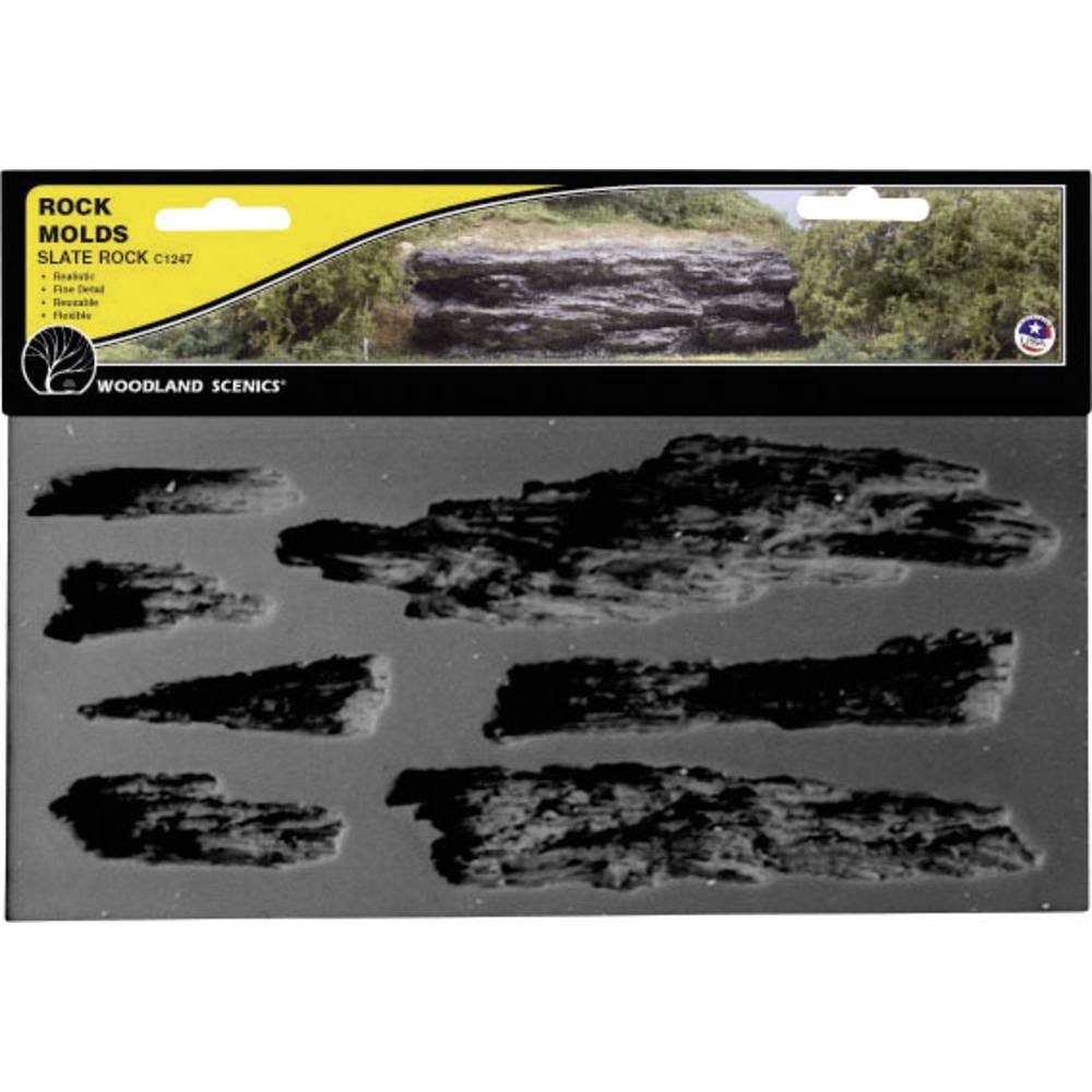 Modelleisenbahn-Fertiggelände Fels-Giesformen (Rock Molds