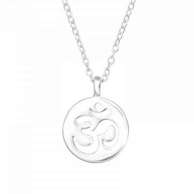 ALEXANDER YORK Kette und Anhänger Set Om YOGA SYMBOL, 2-tlg., 925 Sterling Silber