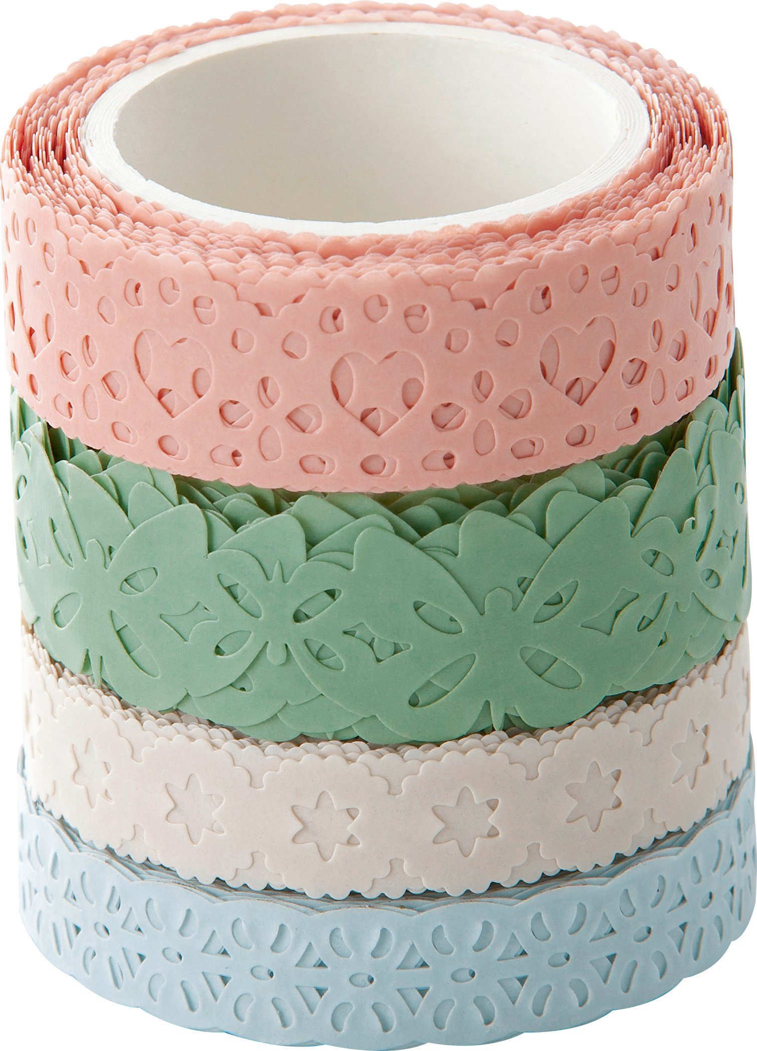 Folia Klebeband Pastell-Mix 4 Rollen, 5 m günstig online kaufen