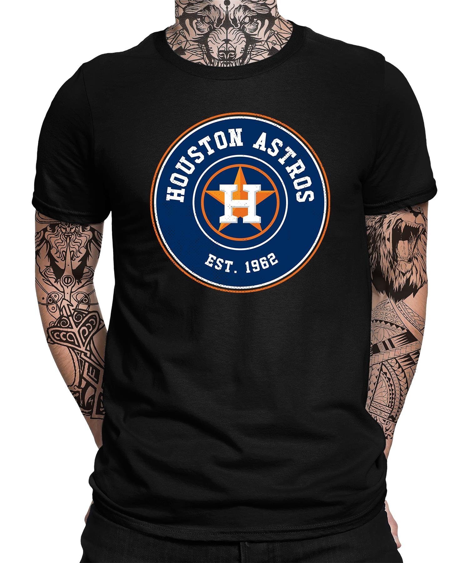 T-Shirt Formatee Kurzarmshirt Quattro Houston (1-tlg) Astros Herren