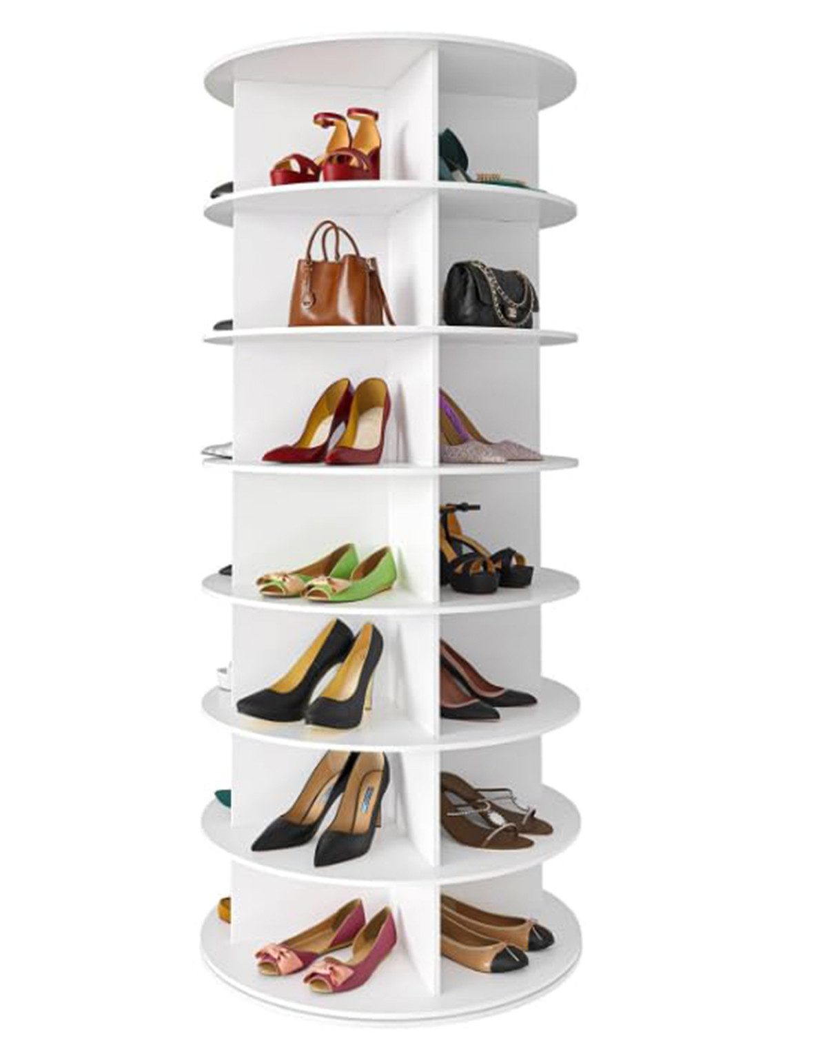 TWSOUL Schuhschrank 360 Grad drehbarer Schuhregal, günstig online kaufen