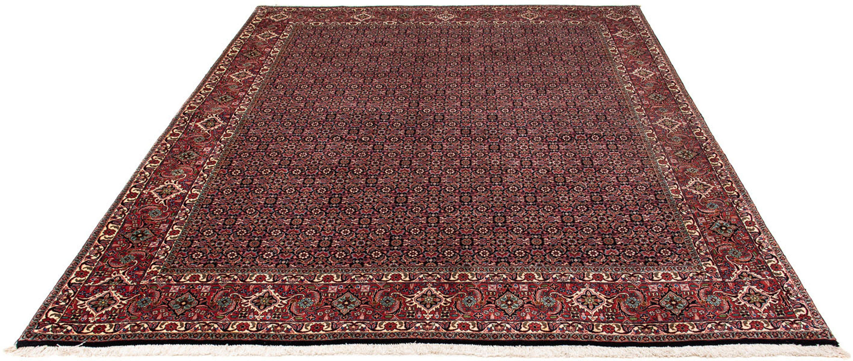 Orientteppich Perser - Bidjar - 248 x 198 cm - dunkelrot, morgenland, rechteckig, Höhe: 15 mm, Wohnzimmer, Handgeknüpft, Einzelstück mit Zertifikat