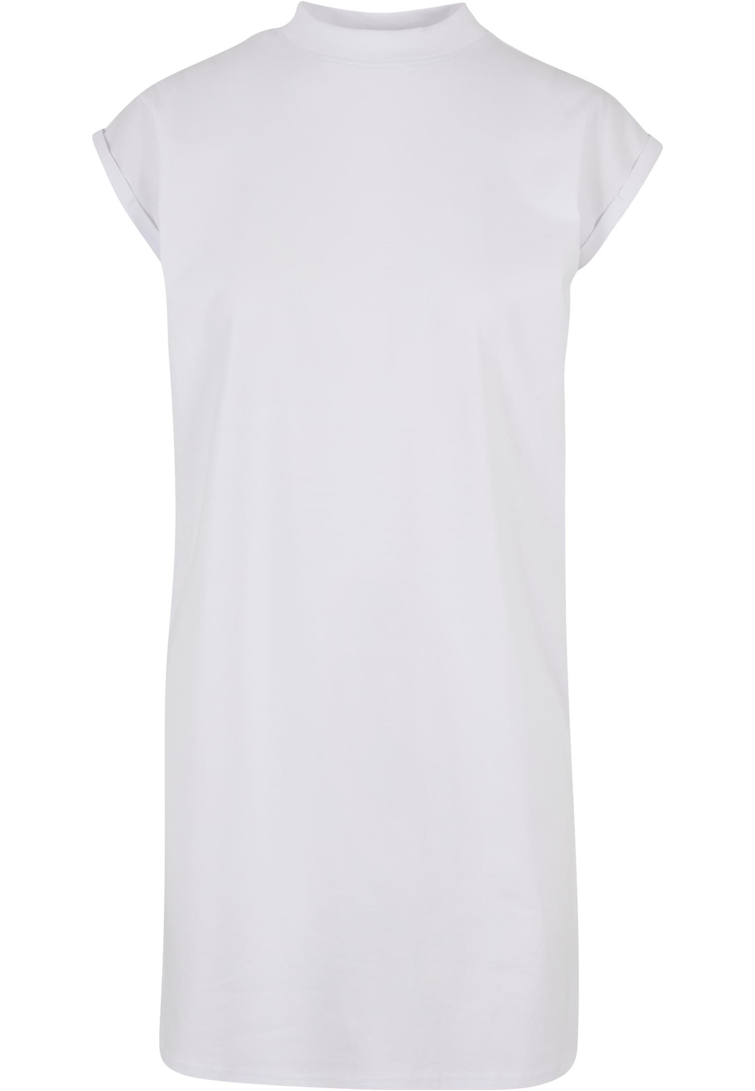 Damen Turtle Ladies (1-tlg) CLASSICS Shoulder white Jerseykleid Extended URBAN Dress