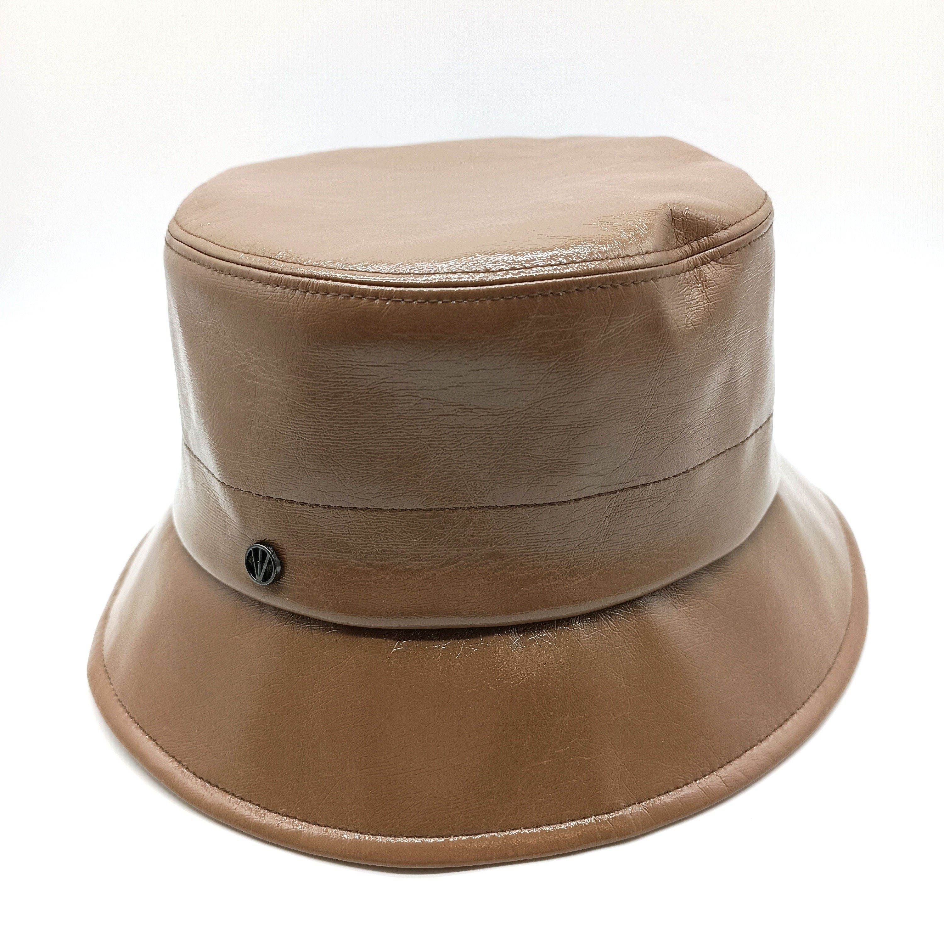 Loevenich Sonnenhut Lack Bucket Hat taupe