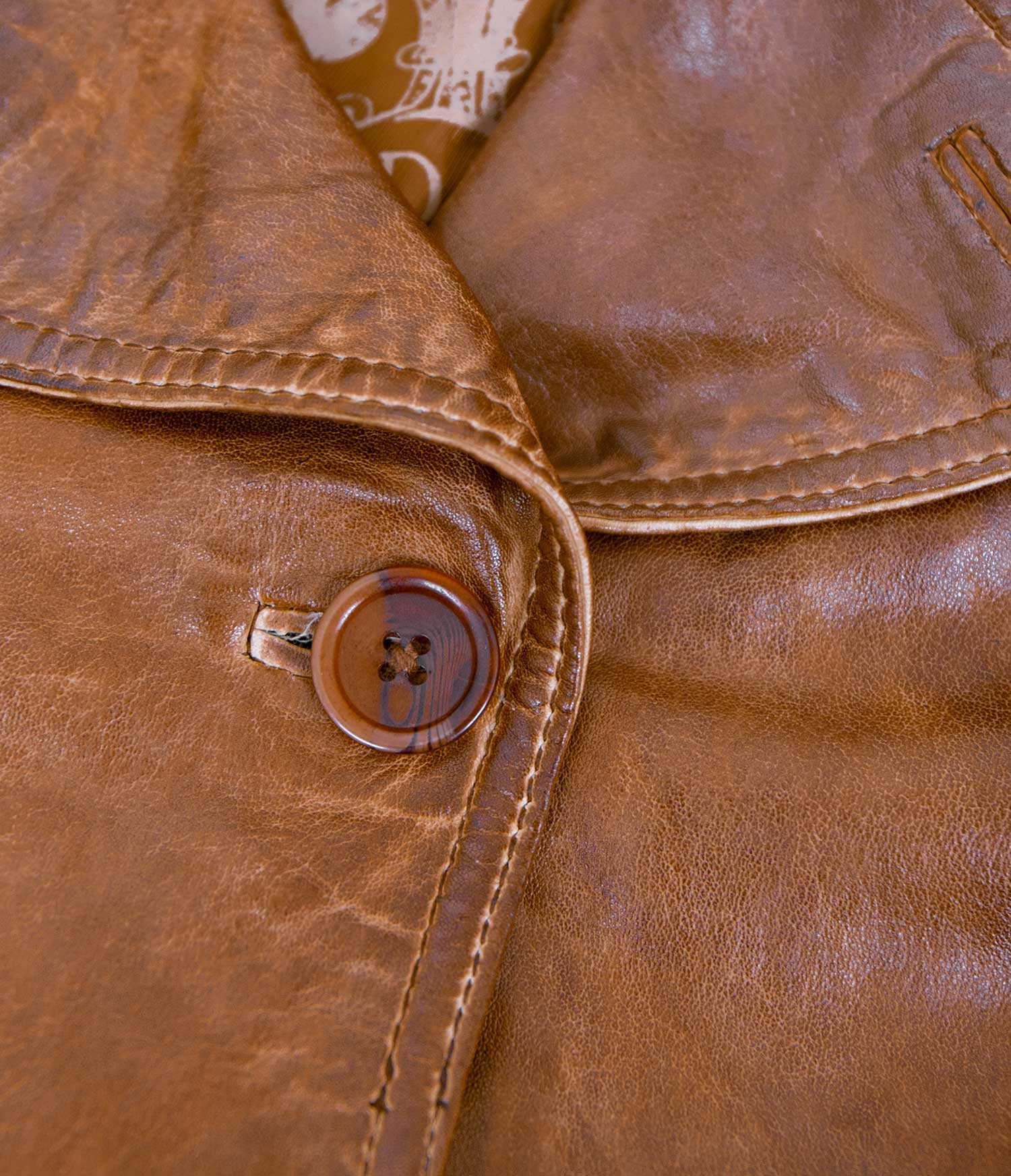 Maddox Lederjacke Borneo MADDOX - Damen Trenchcoat Ledermantel Mantel Lammnappa cognac / antik