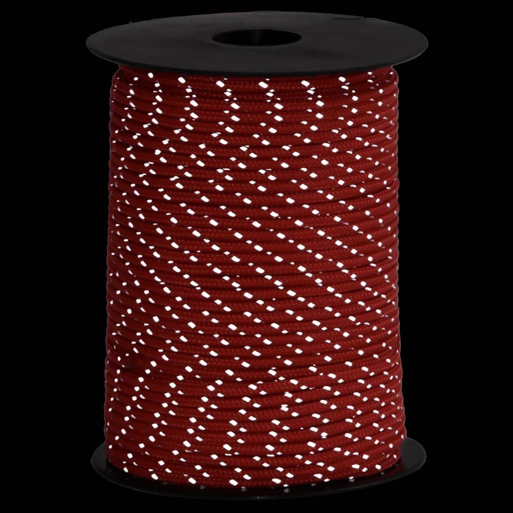 vidaXL Zeltleine Reflektierend mit Seilspannern 50 m 3 mm Abspannleine (1-tlg)