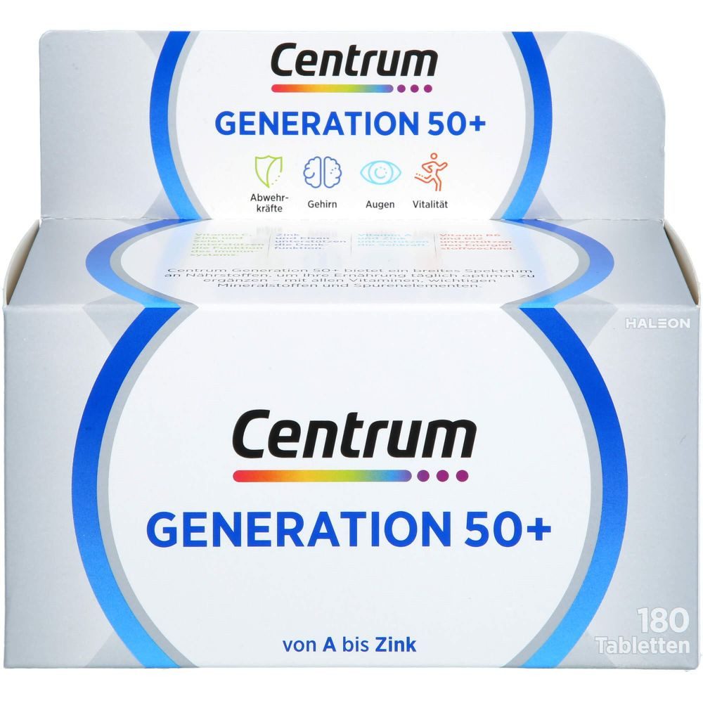 HALEON CENTRUM Generation 50+ Tabletten Tabletten, 180 St.