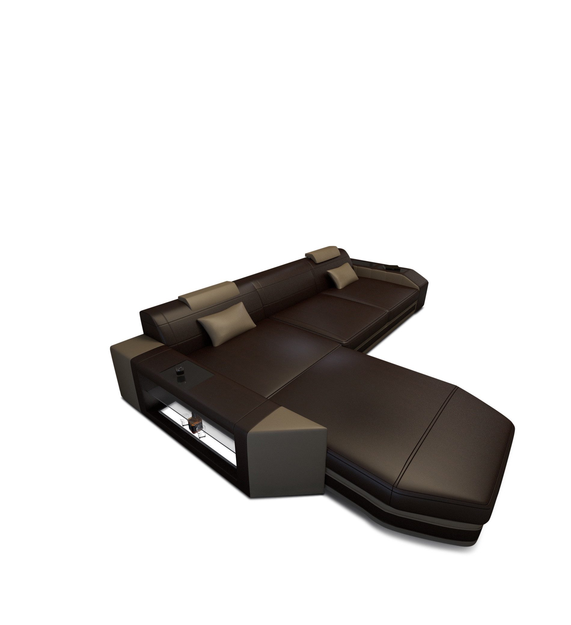 Sofa Dreams Ecksofa Ledercouch Sofa Leder günstig online kaufen