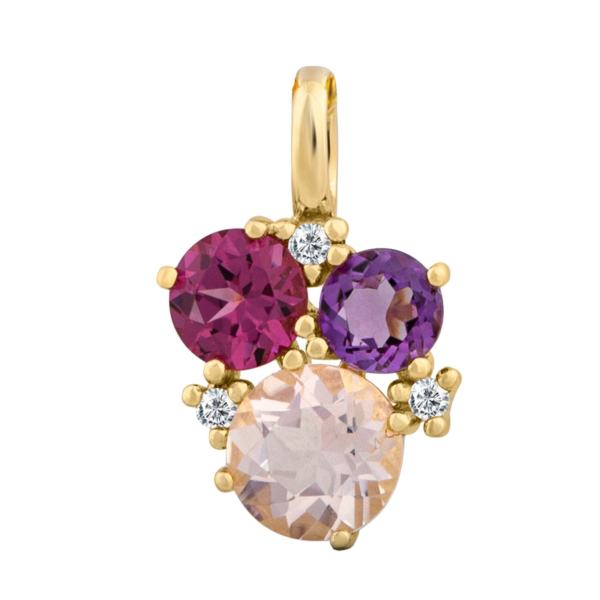 Orolino Kettenanhänger 585 Gold mit echten Steinen günstig online kaufen