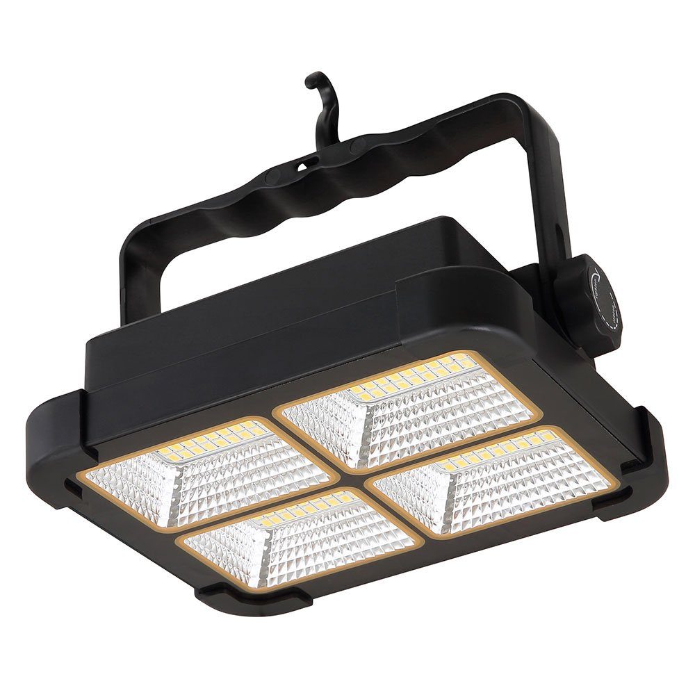 GLOBO LIGHTING LED Gartenstrahler, LED-Leuchtmittel fest verbaut, Neutralweiß, Außenlampe Прожекторы Solarleuchte wetterfest LED dimmbar 4000K schwarz