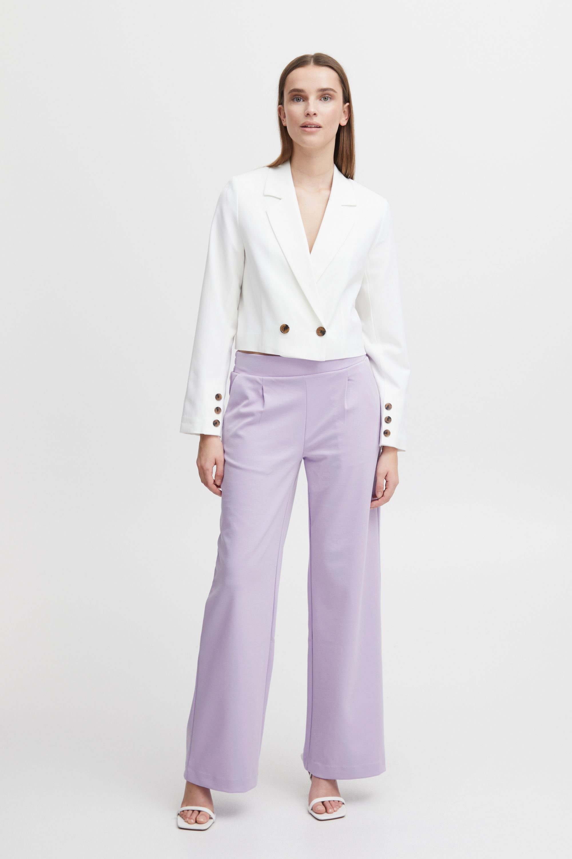 b.young Stoffhose BYRIZETTA WIDE 2 2 Rose Purple PANTS - 20812847 (153716)