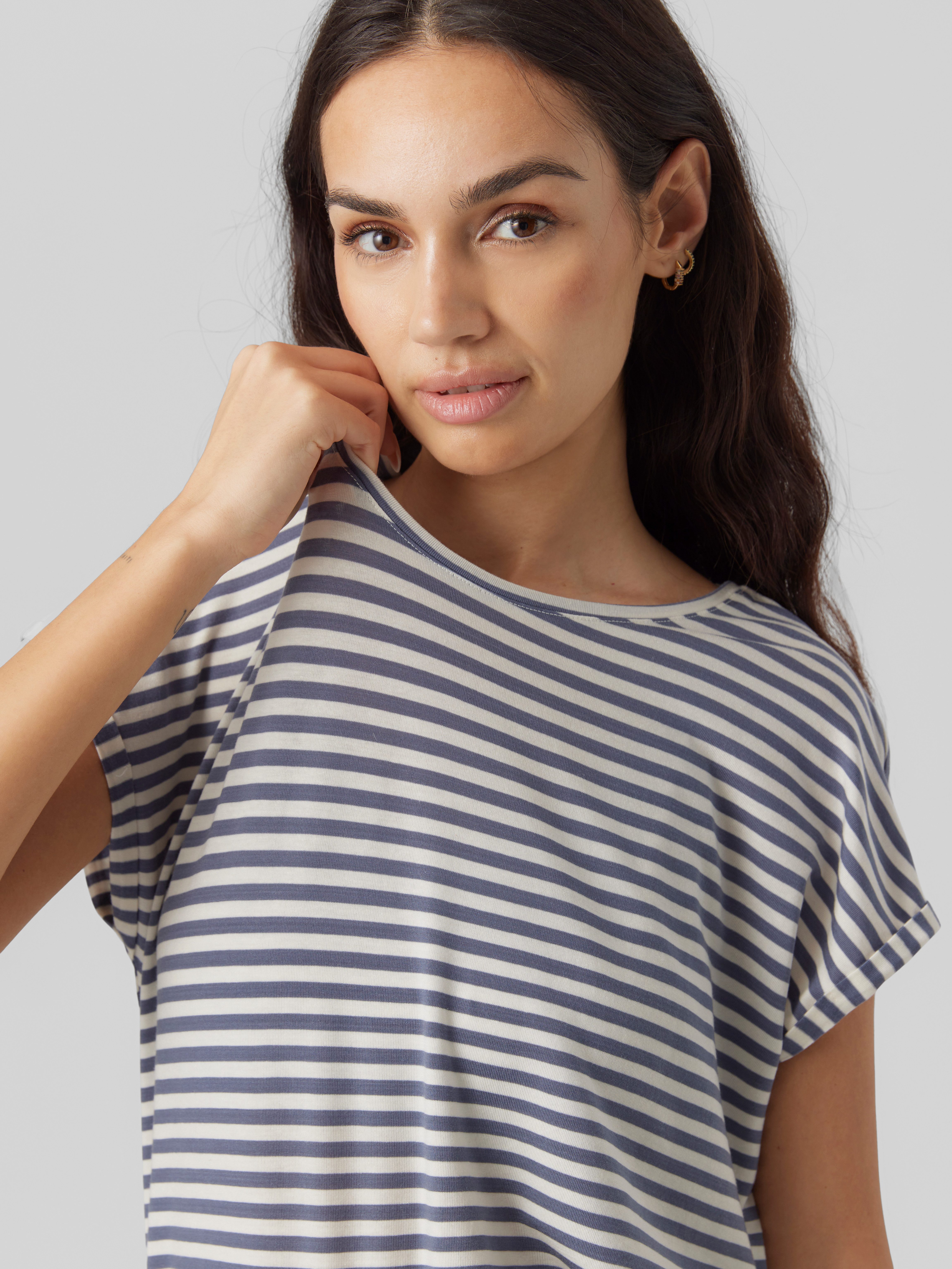 Vero Moda Rundhalsshirt VMAVA PLAIN SS günstig online kaufen