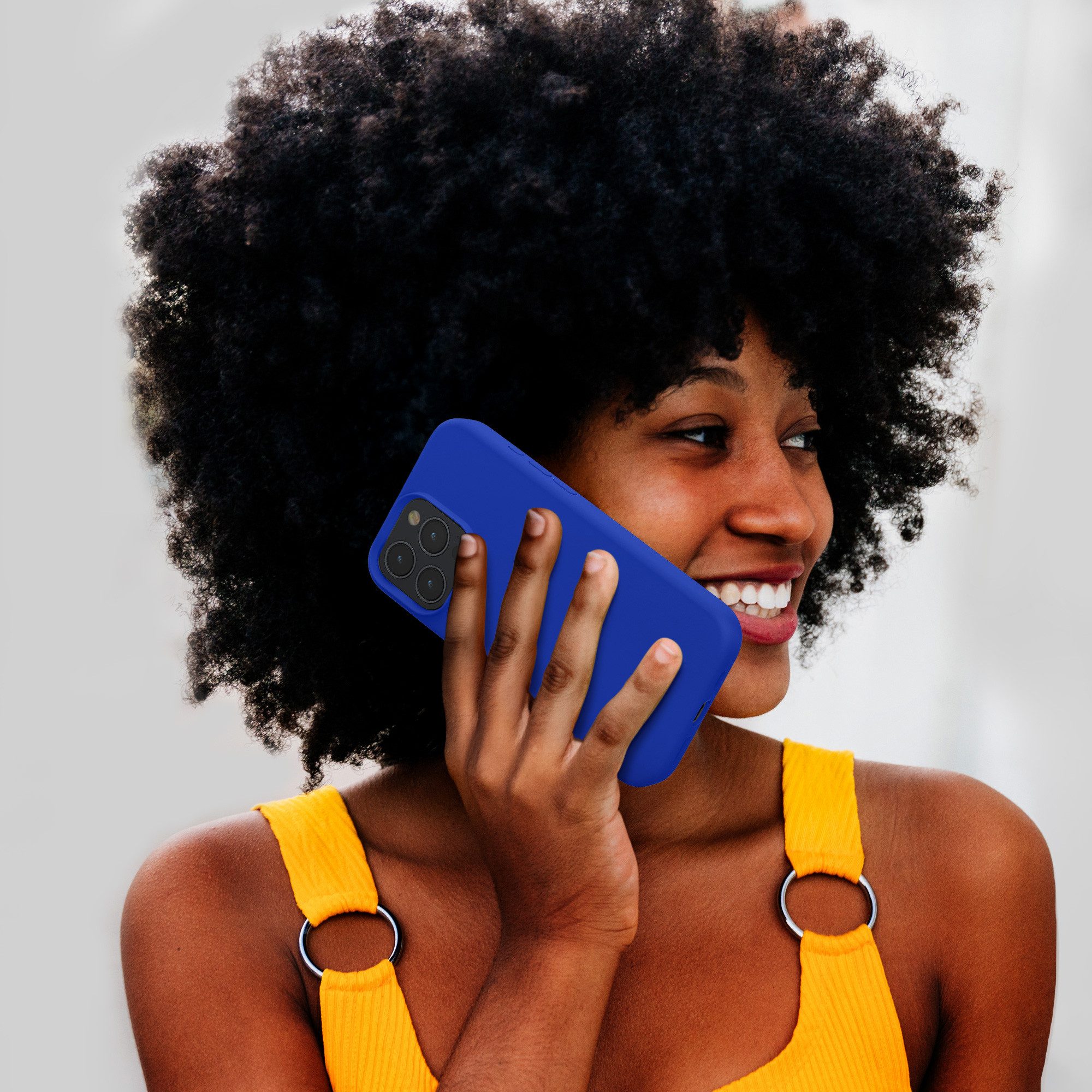 kwmobile Handyhülle Hülle für Apple iPhone 15 Pro Max, Hülle Silikon gummiert - Handyhülle - Handy Case Cover – Bild 5 von 5