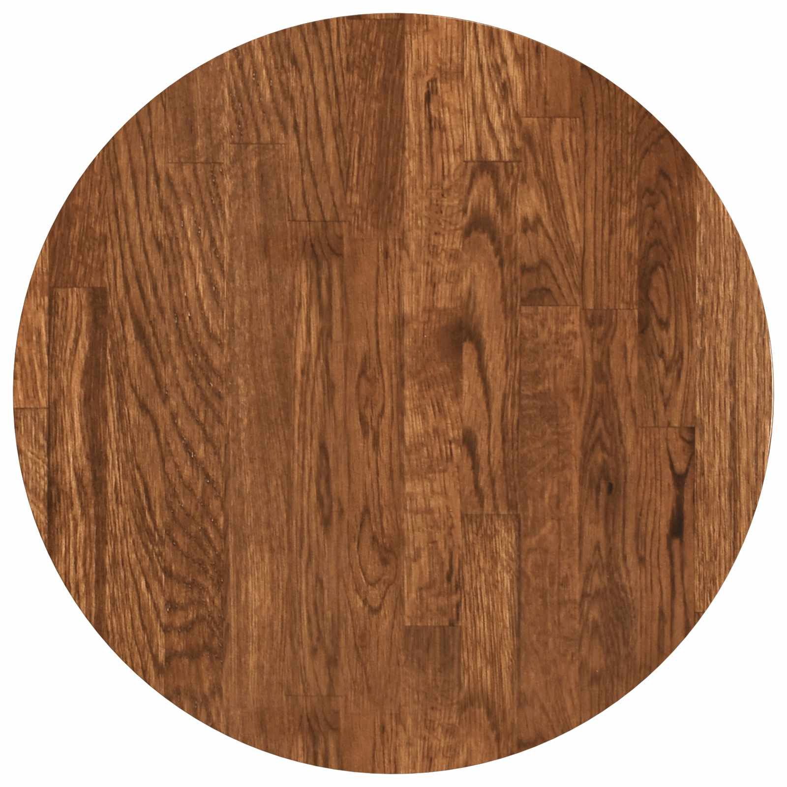 vidaXL Tischplatte Tischplatte Ø 40 x 2,5 cm Rund Massivholz Eiche Hellbraun (1 St)