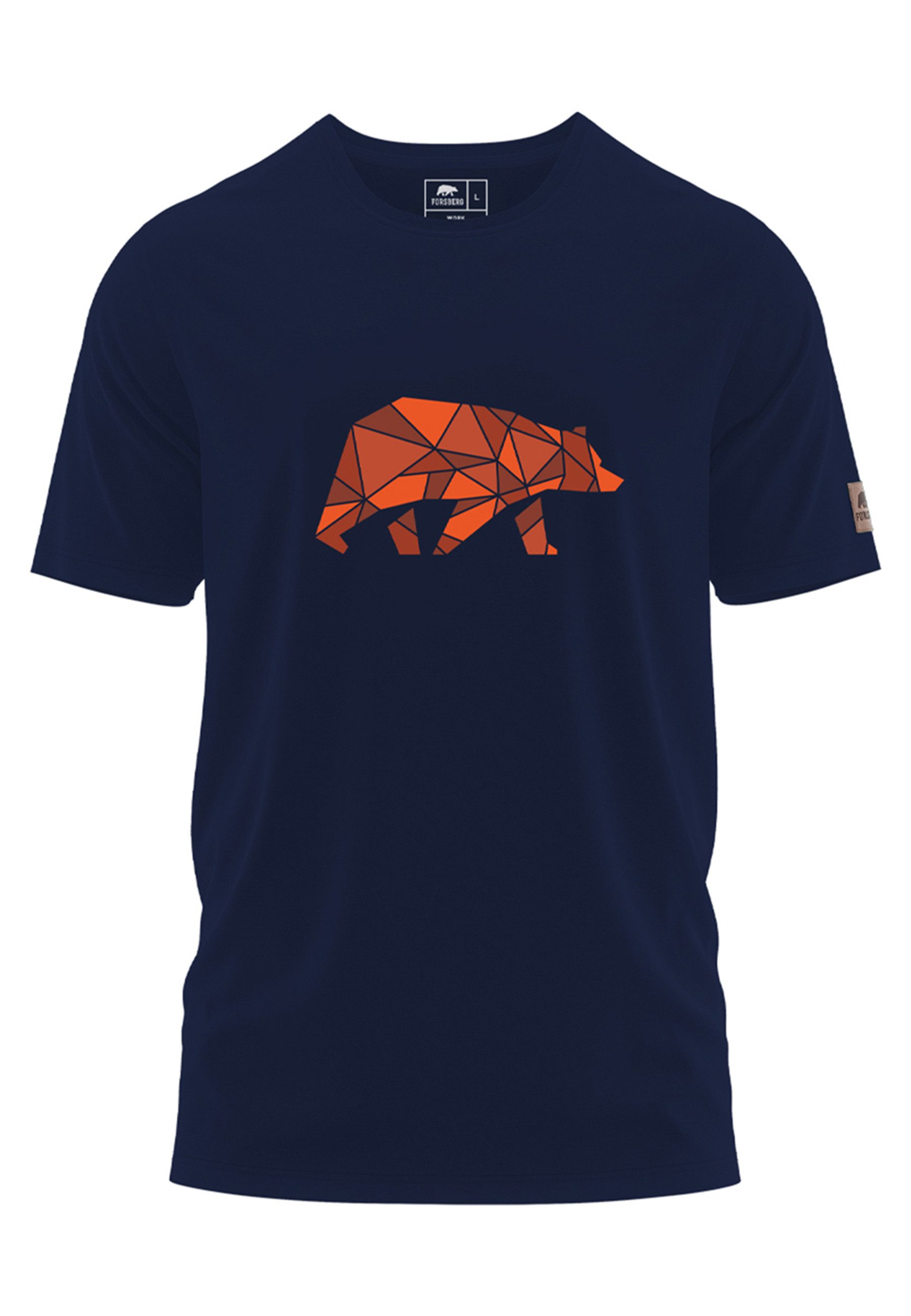 FORSBERG T-Shirt Espenson T-Shirt mit Brustlogo günstig online kaufen