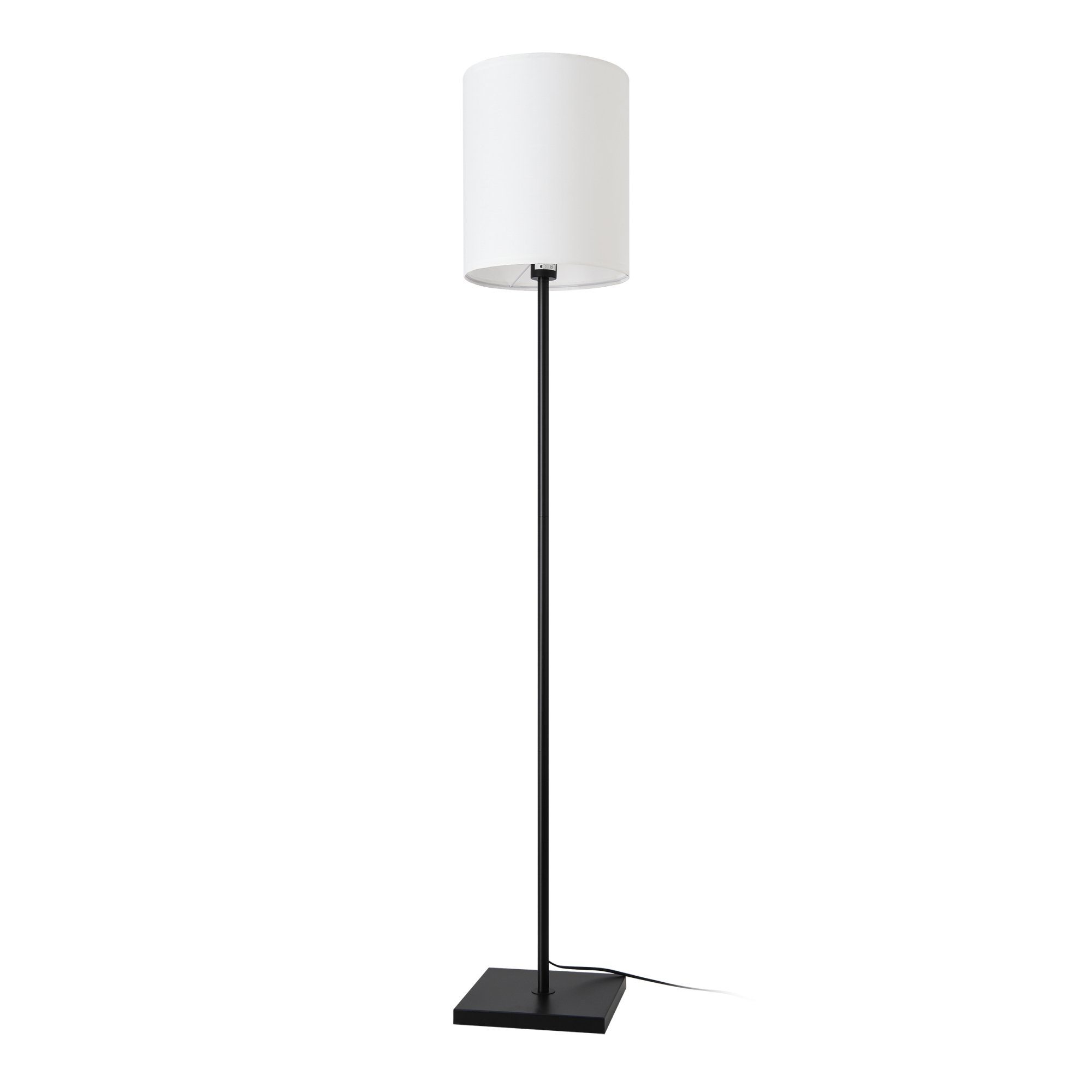 lux.pro Stehlampe, ohne Leuchtmittel, »Solna« 1 x E27 Metall 158 cm Schwarz günstig online kaufen