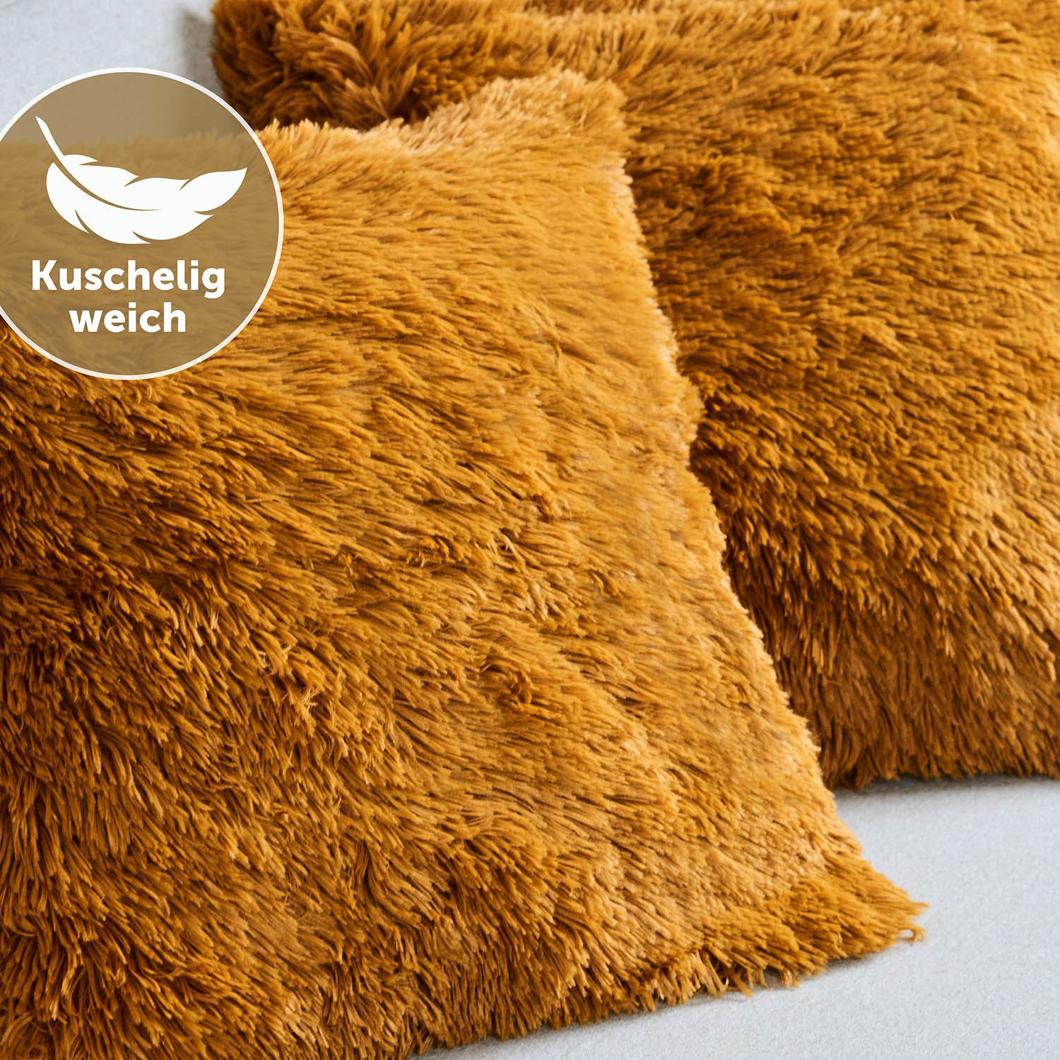 Blumtal Kissenbezug Kunstfell Kissen mit stabilem günstig online kaufen