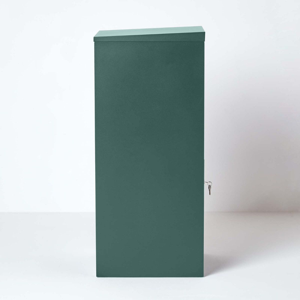 Smart Parcel Box Paketbriefkasten Extra großer Paketbriefkasten, Entnahme hinten & vorne, grün