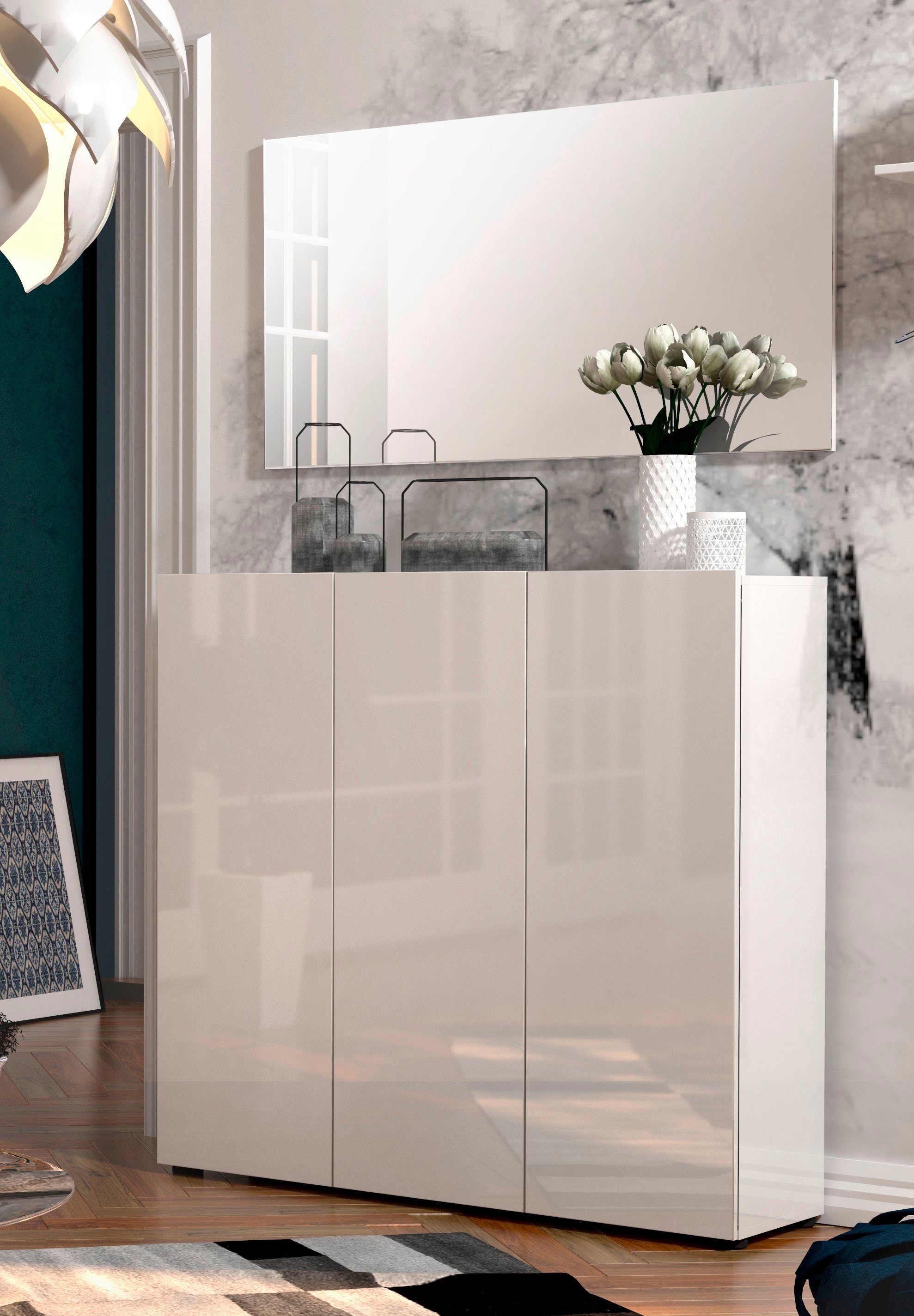 INOSIGN Schuhschrank MISTER- Schuhregal, Made in Italy, 12 Fächer, 10 Einle günstig online kaufen