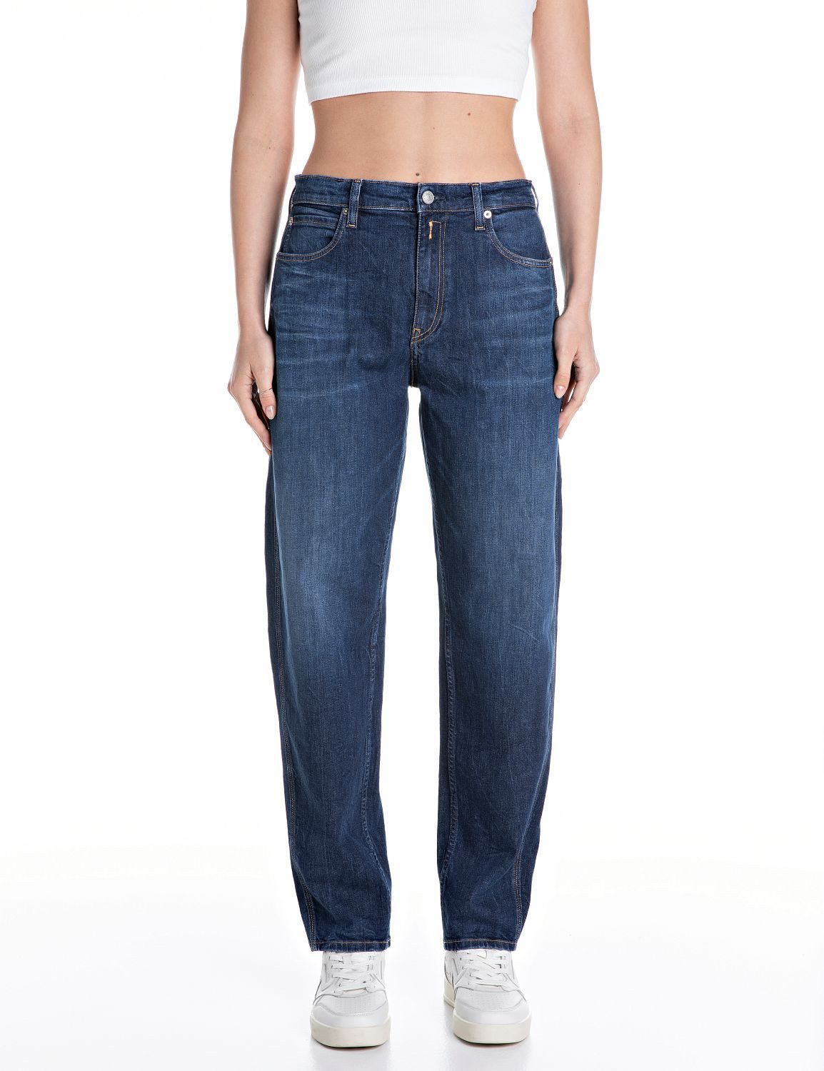 Replay High-waist-Jeans KEIDA im Balloon Fit
