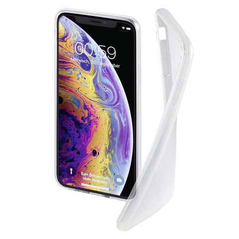Hama Smartphone-Hülle Cover "Crystal Clear" für Apple iPhone X, Xs, Transparent, Wireless-Charging-kompatibel