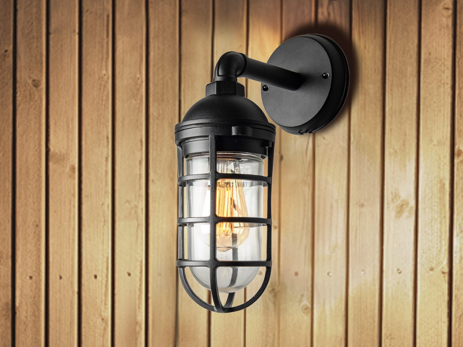 KONSTSMIDE LED Außen-Wandleuchte, LED wechselbar, Warmweiß, günstig online kaufen