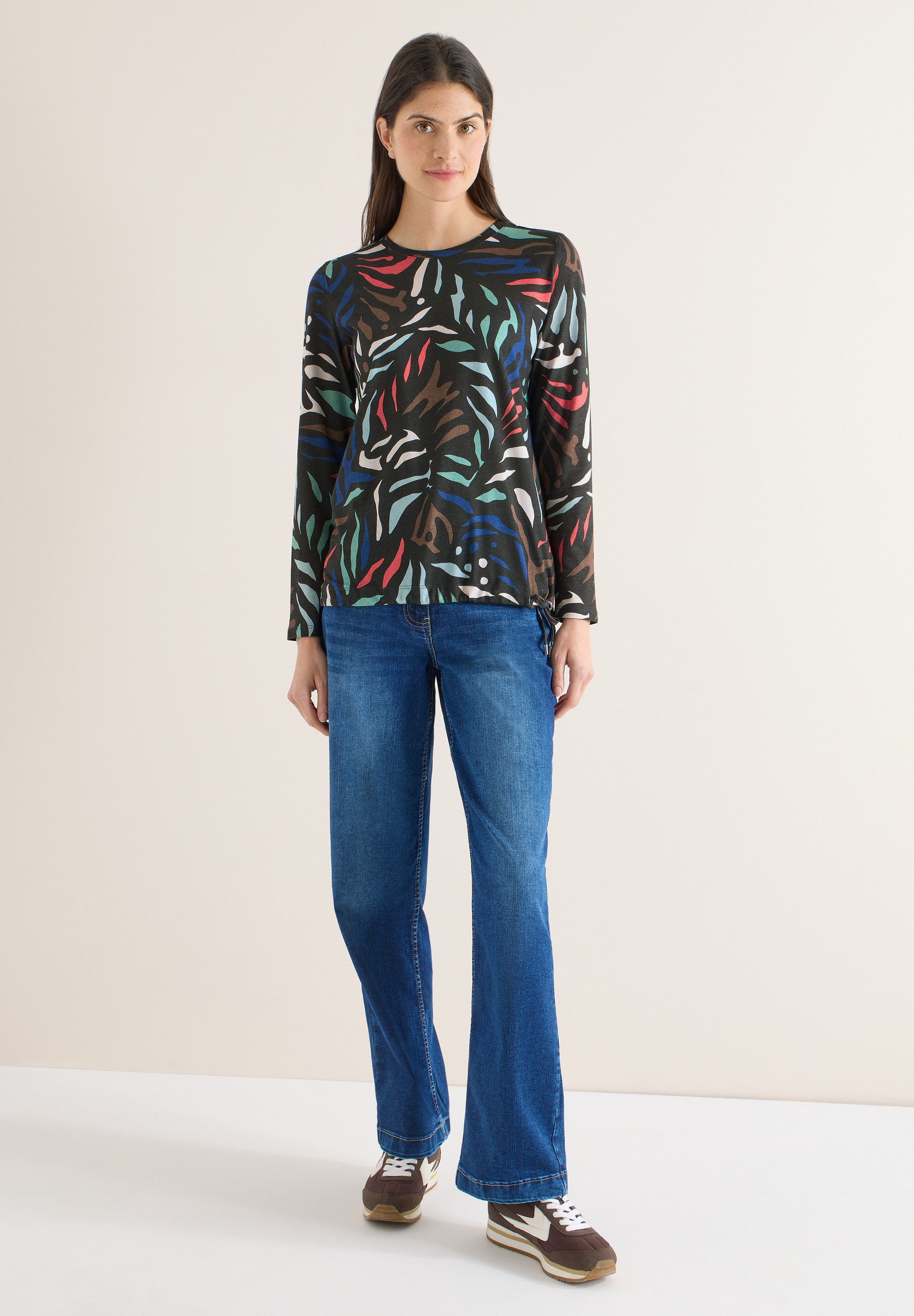 CECIL Langarmshirt mit Rundhalsausschnitt