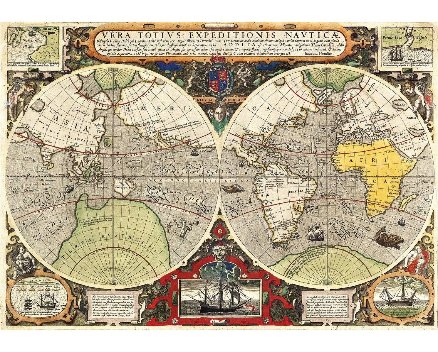 Clementoni® Puzzle See-Karte 6000 Antike (6000 Teile), Puzzleteile