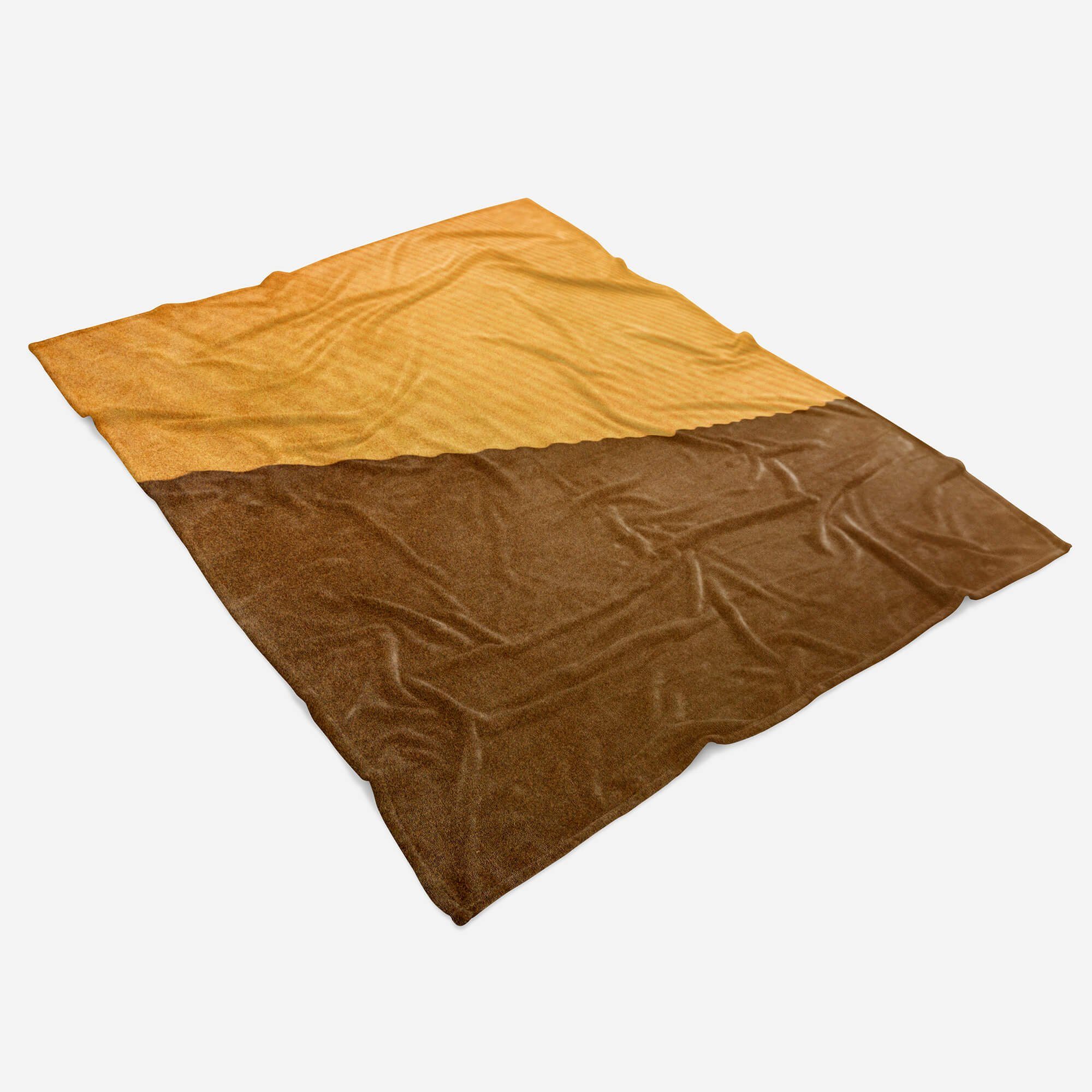 Sinus Art Handtücher Handtuch Strandhandtuch Wüstens, mit Saunatuch Handtuch Wüste Kuscheldecke (1-St), Baumwolle-Polyester-Mix Fotomotiv Sand