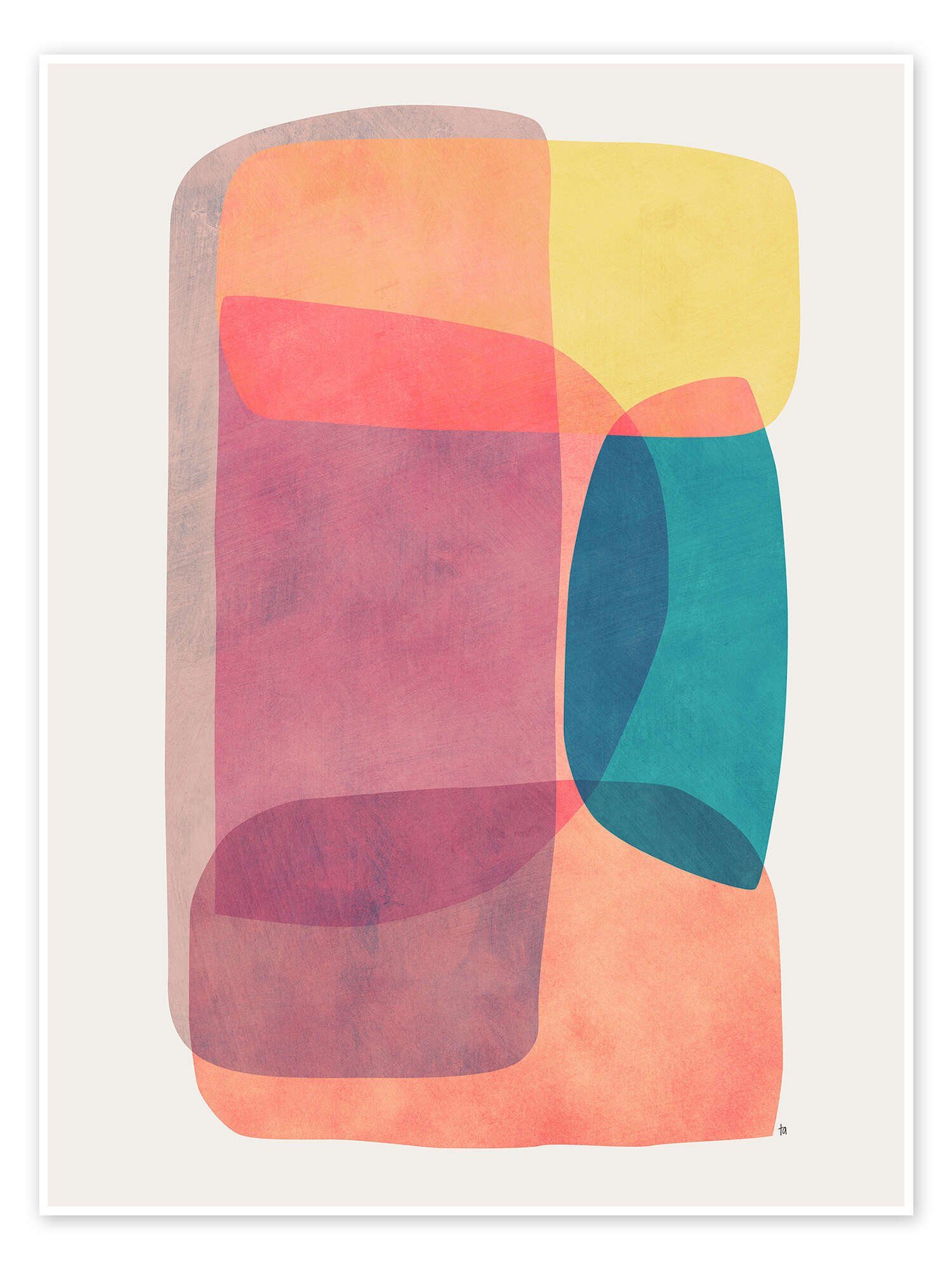 Posterlounge Wandbild Verschmelzen, Tracie Andrews, erhältlich als Poster, Leinwandbild, Wandsticker oder Acrylglasbild