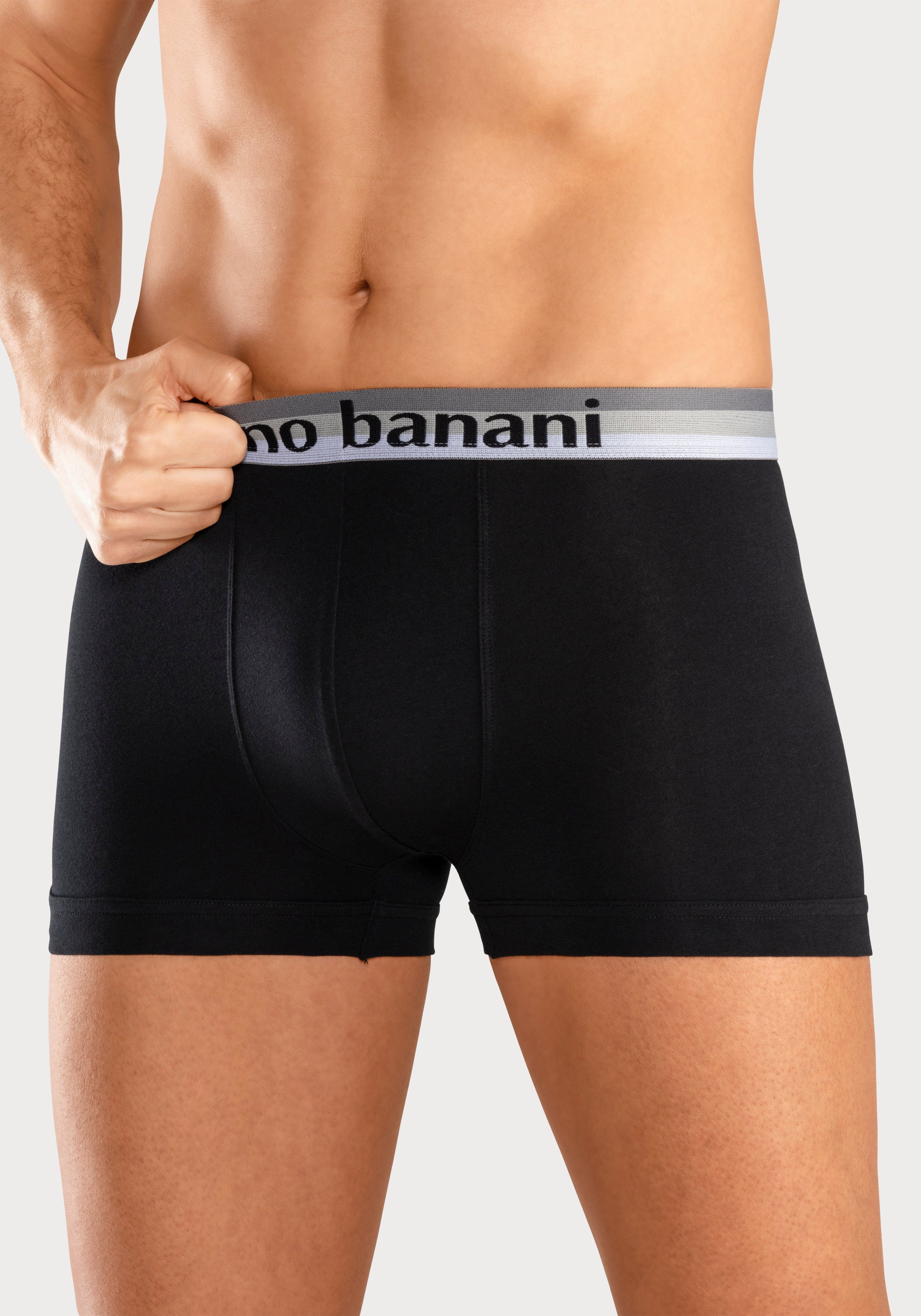 Bruno Banani Boxer Boxershorts für Herren (Packung, 5-St) mit Streifen Logo Webbund