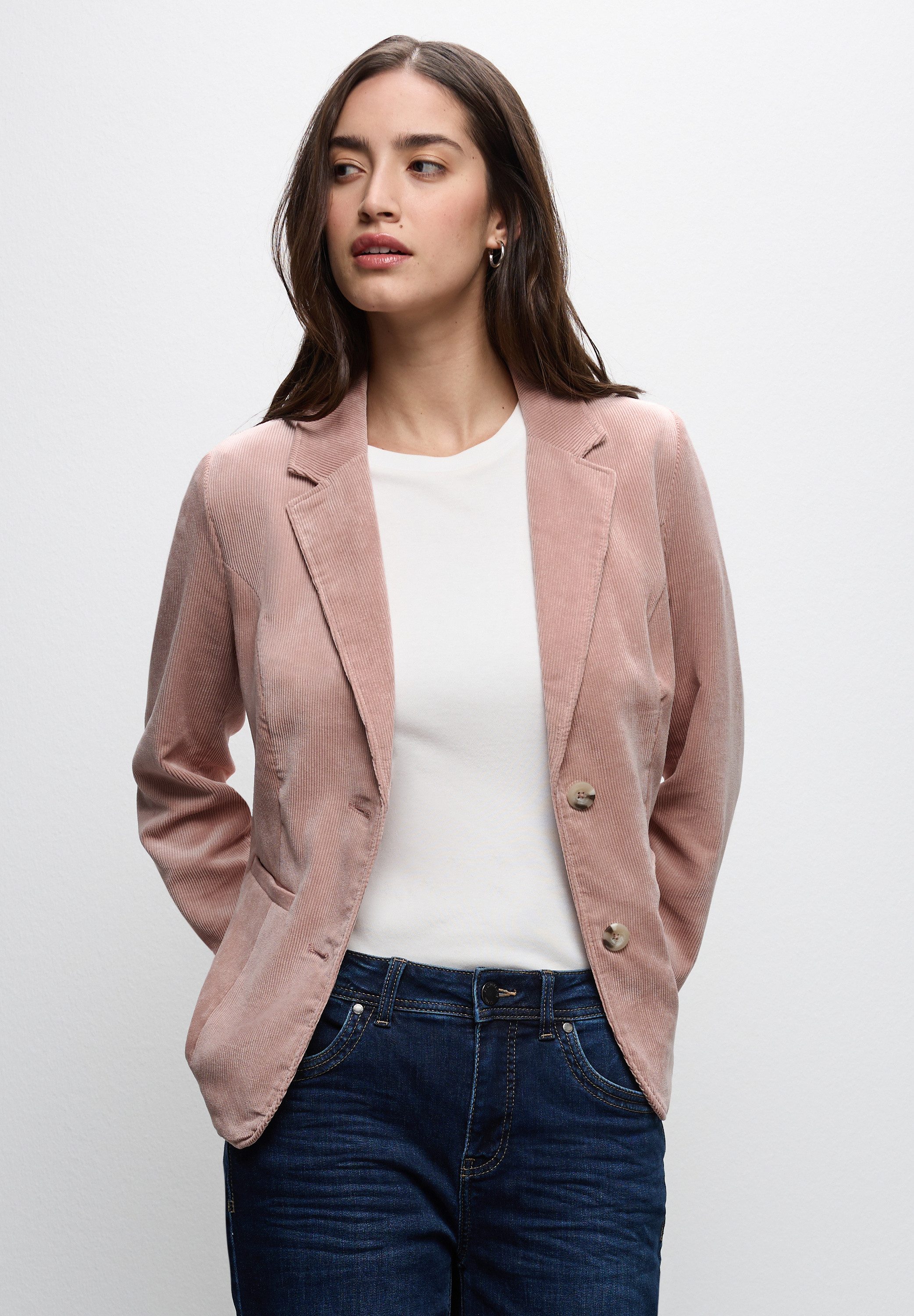 STREET ONE Kurzblazer in Cord-Optik