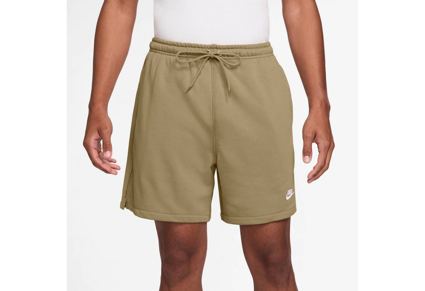 Nike Sportswear Shorts M NK CLUB FLOW FT SHORT mit Eingrifftaschen und Gesäßtasche, aus Baumwollmischung