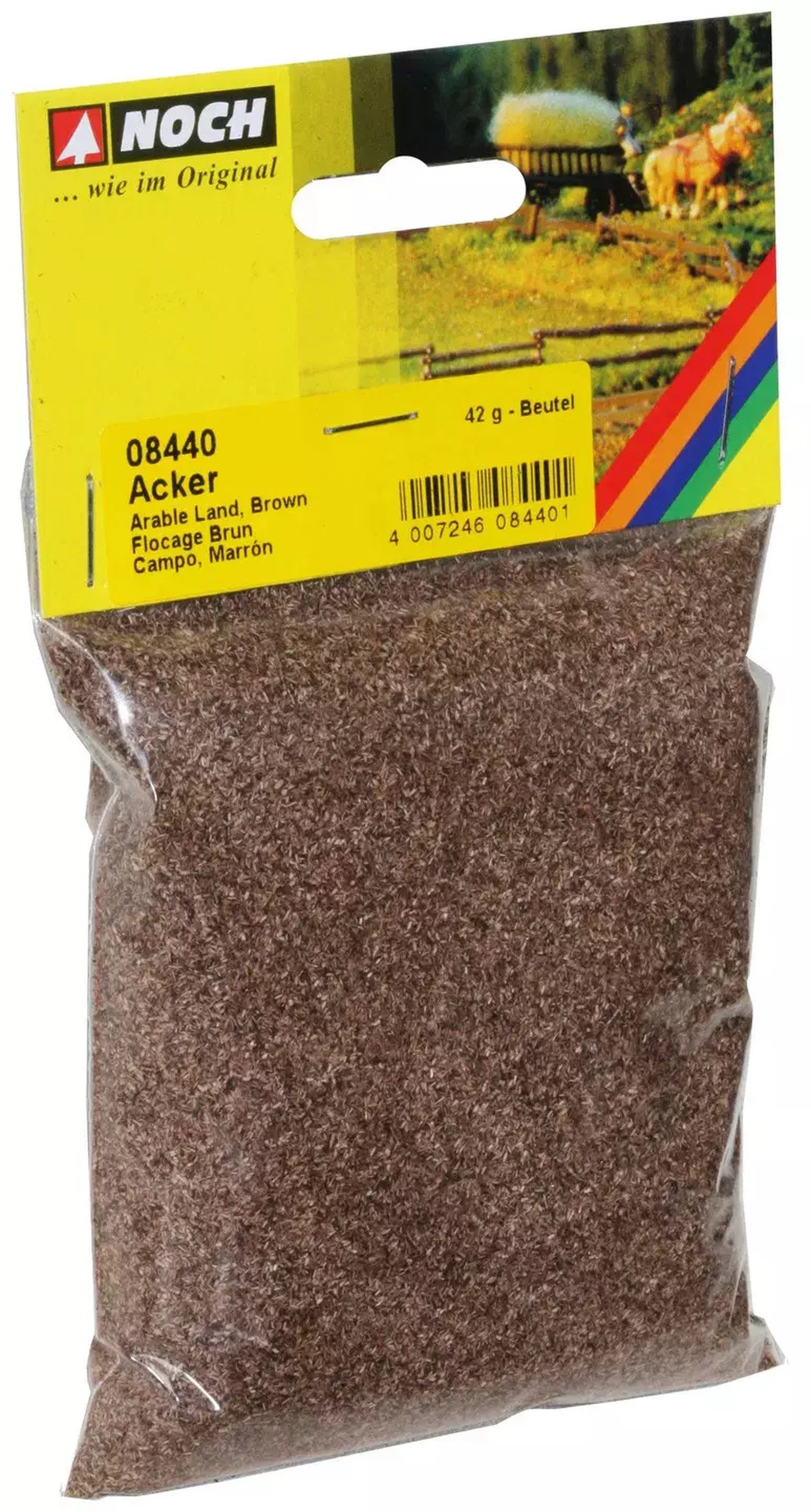 NOCH Modelleisenbahn-Streumaterial Noch 08440 Streumaterial Acker braun
