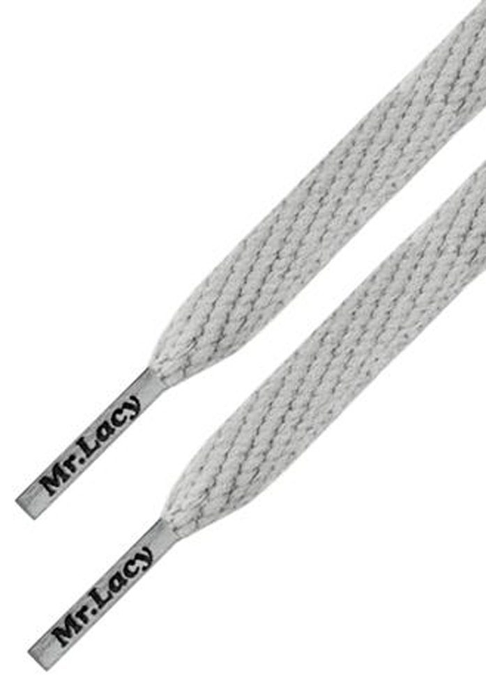 Mr. Lacy Schnürsenkel Sneaker Laces Smallies - Flach - 90 cm Gray