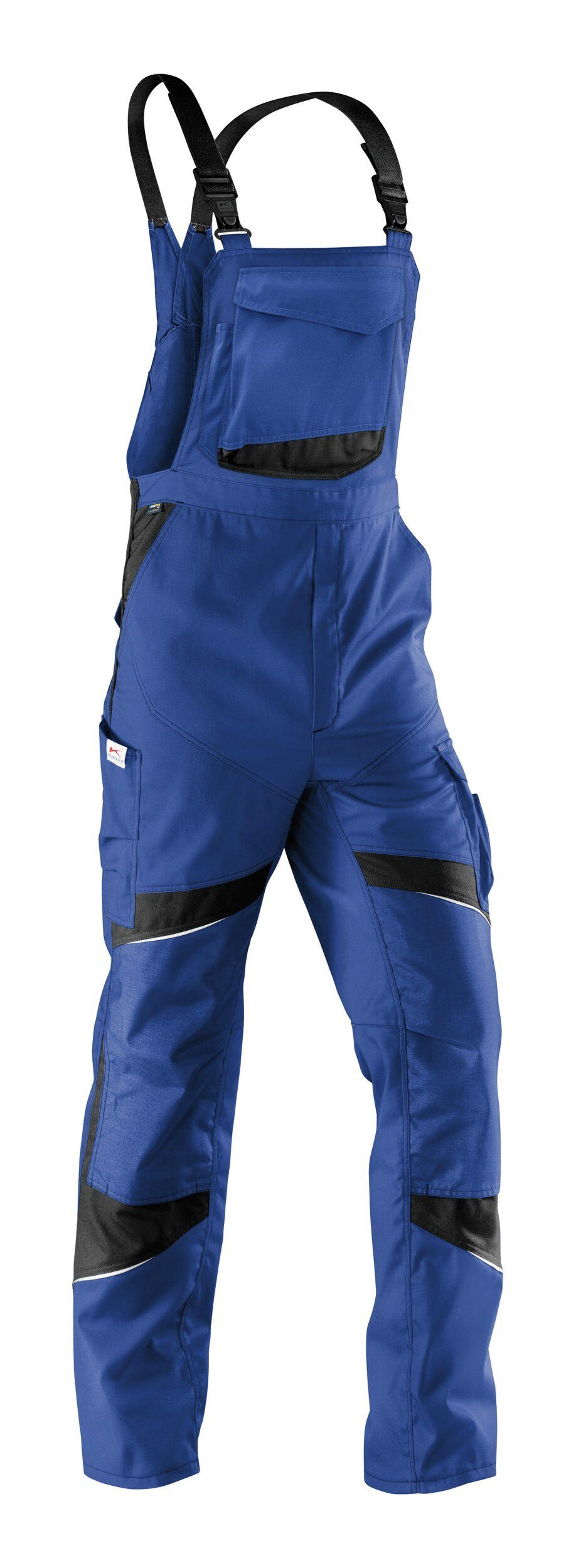 Kübler Latzhose Activiq high, kornblumenblaublau/schwarz günstig online kaufen