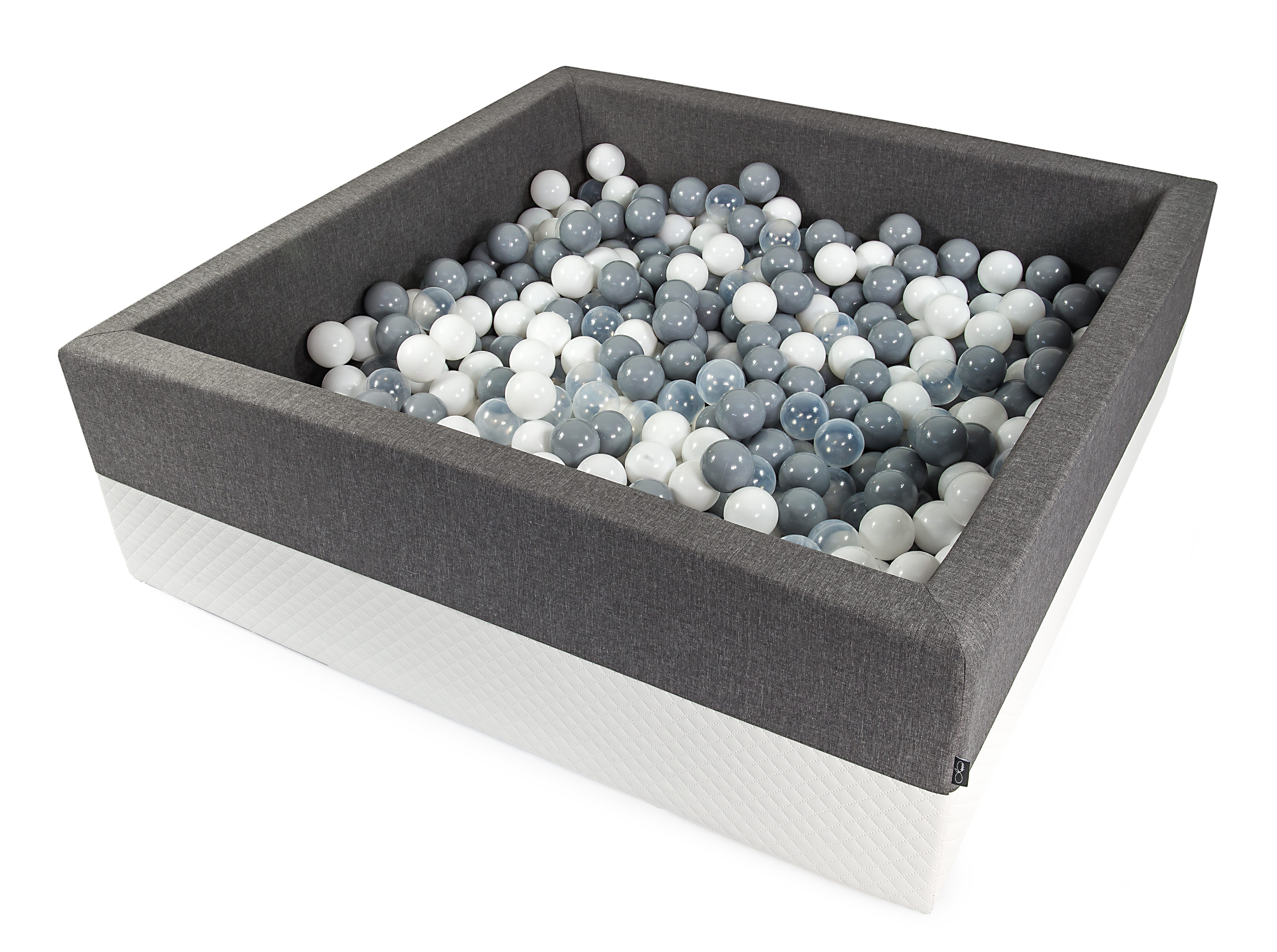 Ajababy Bällebad-Bälle Bällebad XXL Luxus Bällebad Bällepool 90x90x40 mit 200 Bällen